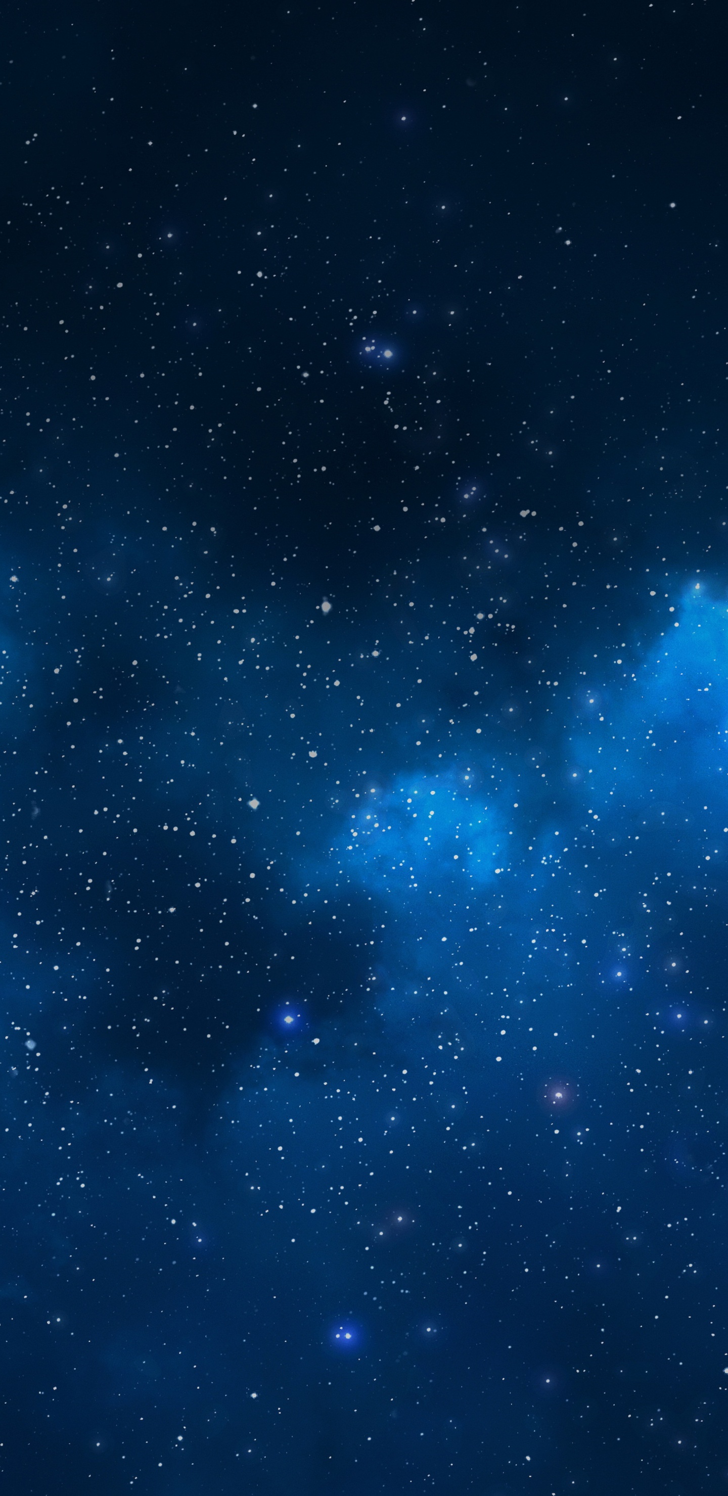 Cielo Estrellado Azul y Blanco. Wallpaper in 1440x2960 Resolution