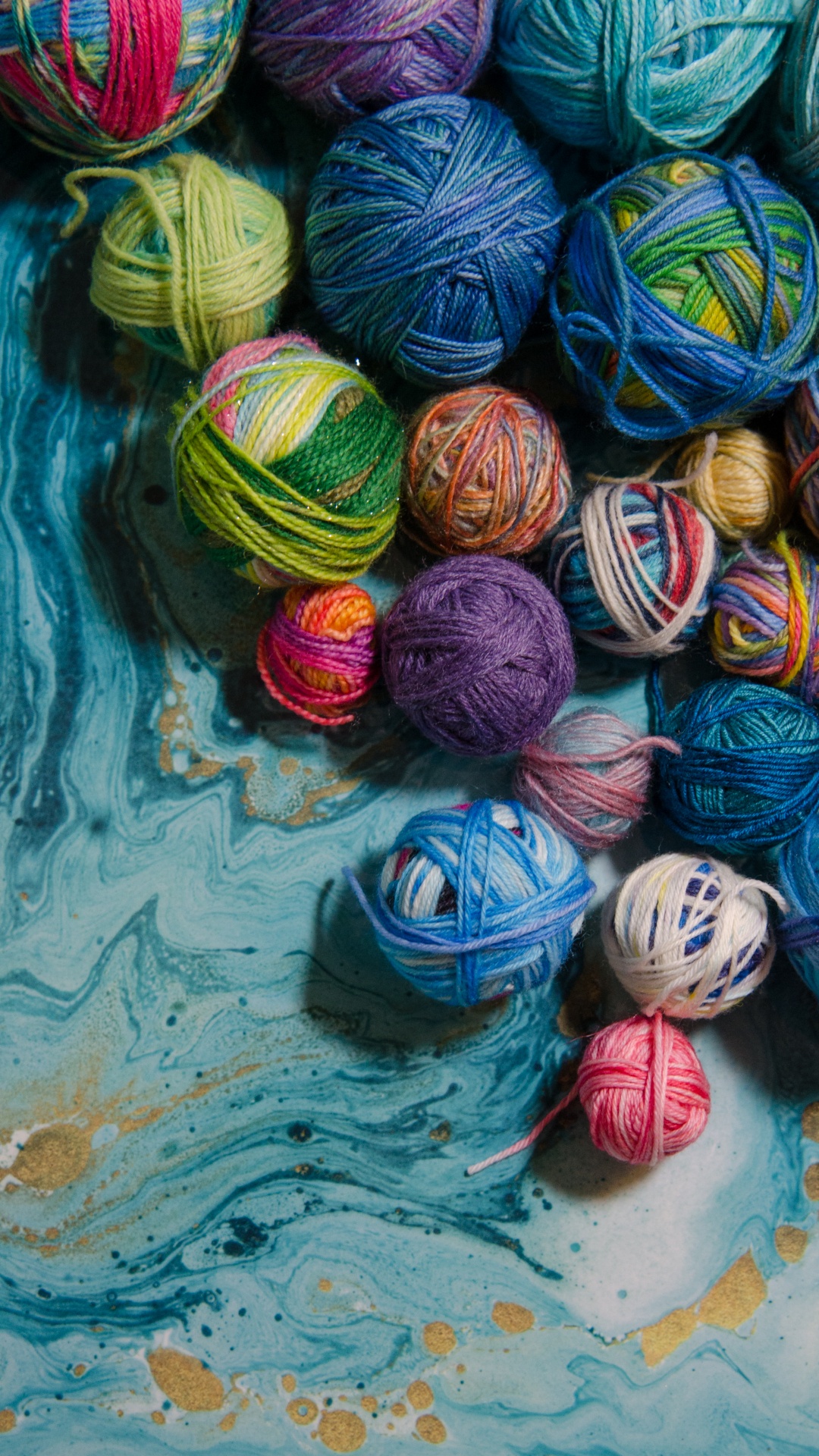 Fil, Tricot, Tablet, Smartphone, Azure. Wallpaper in 1080x1920 Resolution