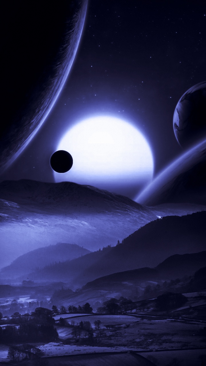 Ambiente, Luz, Naturaleza, Negro, Objeto Astronómico. Wallpaper in 720x1280 Resolution