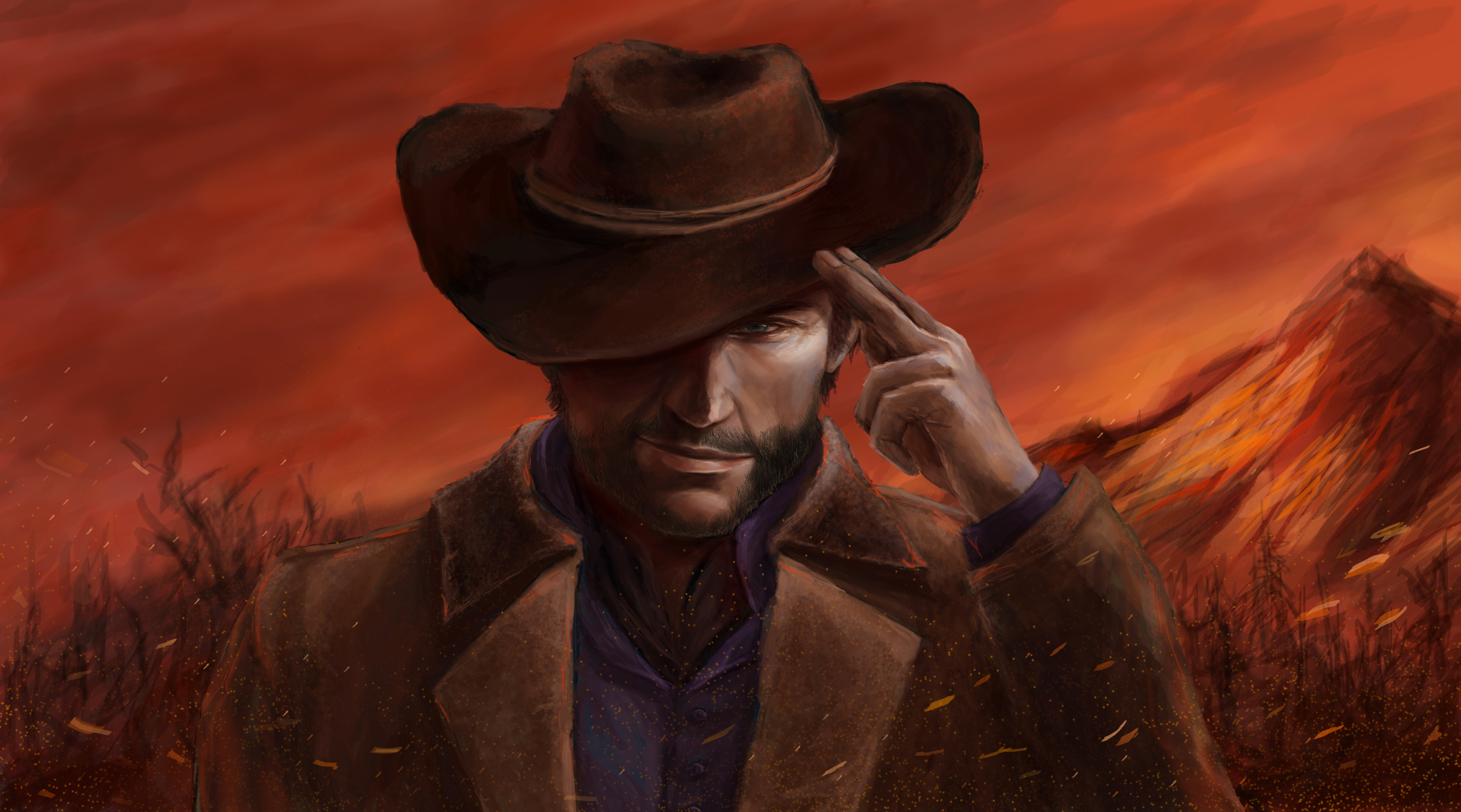 Wallpaper : Red Dead Redemption, Red Dead Redemption 2, cowboy