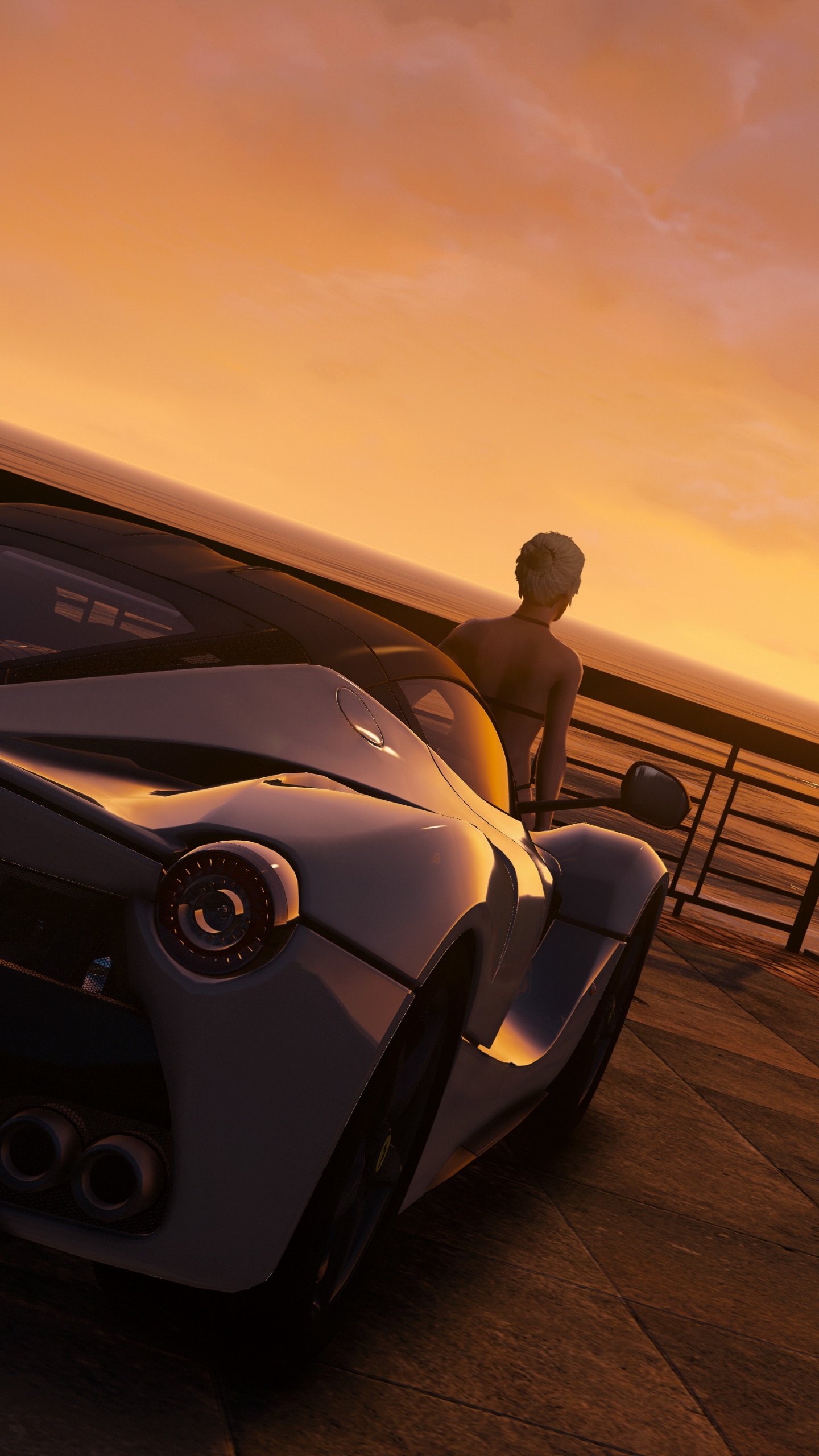 Supercar, Sportwagen, Auto, Sportscar, Himmel. Wallpaper in 1440x2560 Resolution