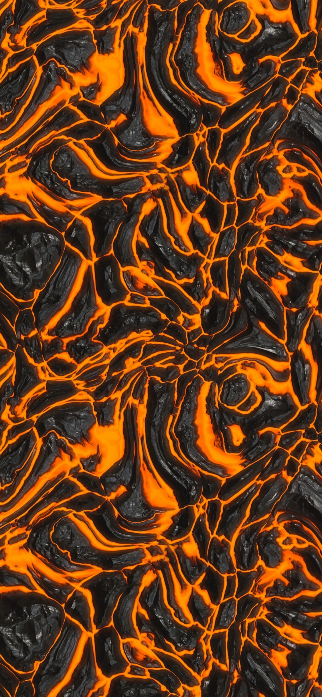 Brown and Black Abstract Painting. Wallpaper in 1125x2436 Resolution