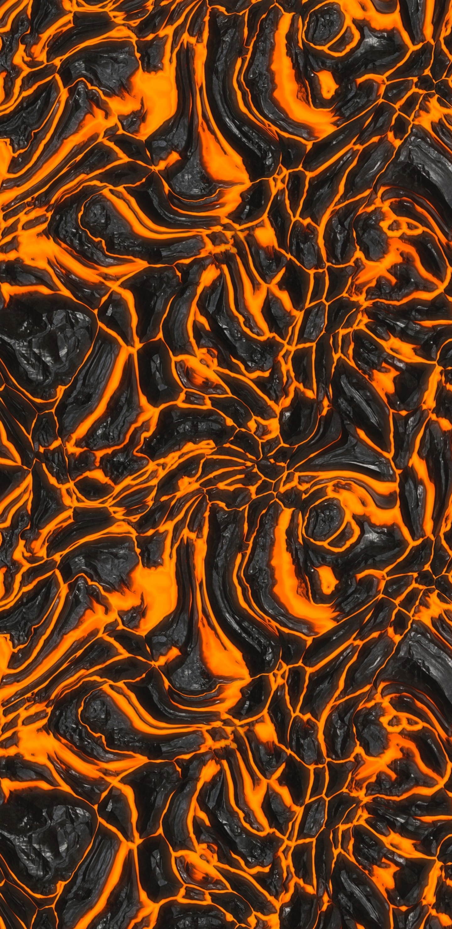 Brown and Black Abstract Painting. Wallpaper in 1440x2960 Resolution