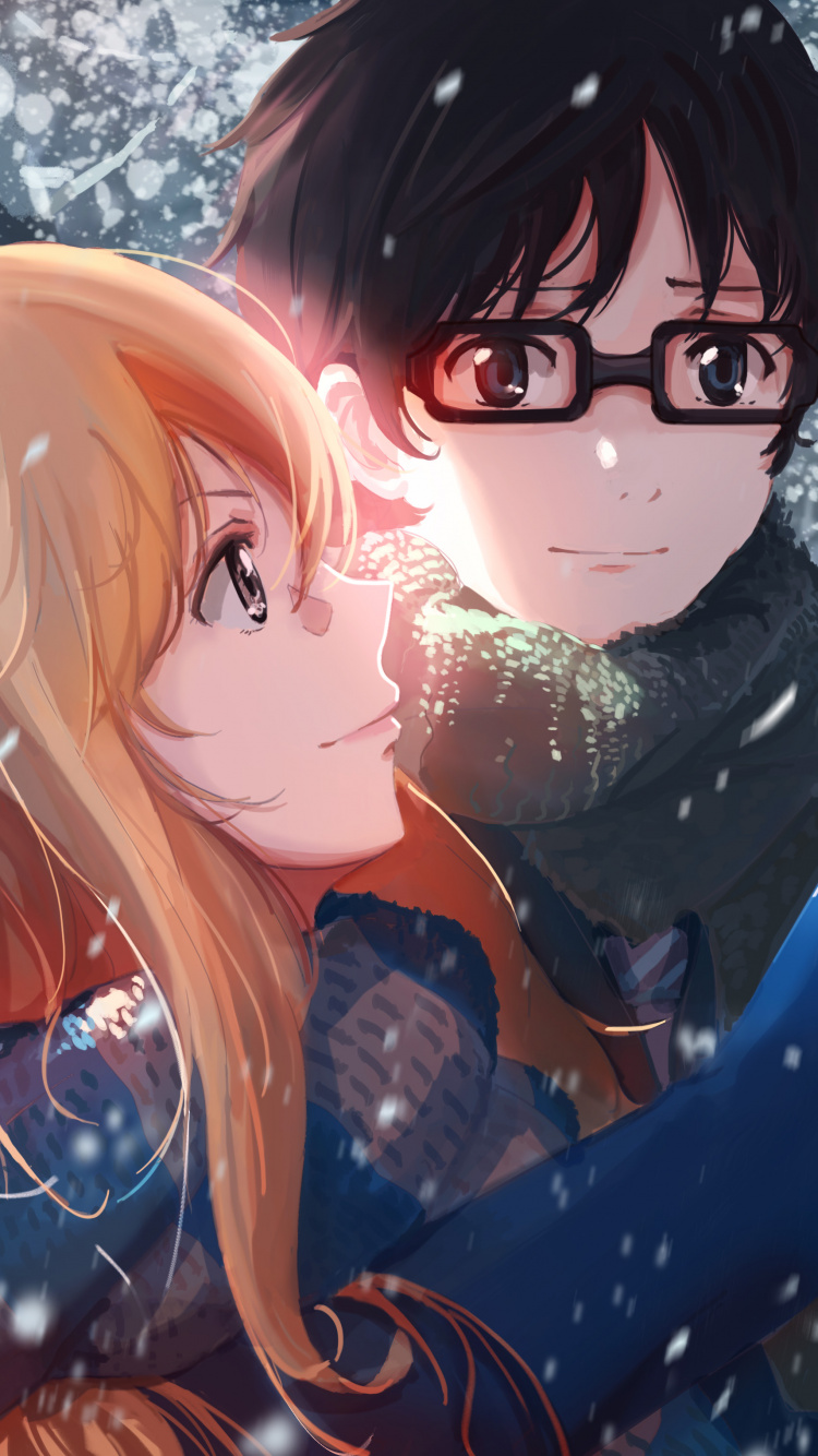 Personnage D'anime Masculin Aux Cheveux Bruns. Wallpaper in 750x1334 Resolution