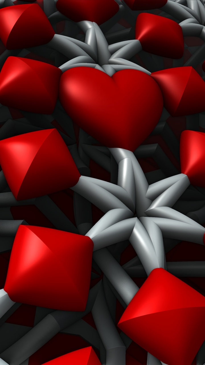 Red and White Plastic Toy. Wallpaper in 720x1280 Resolution