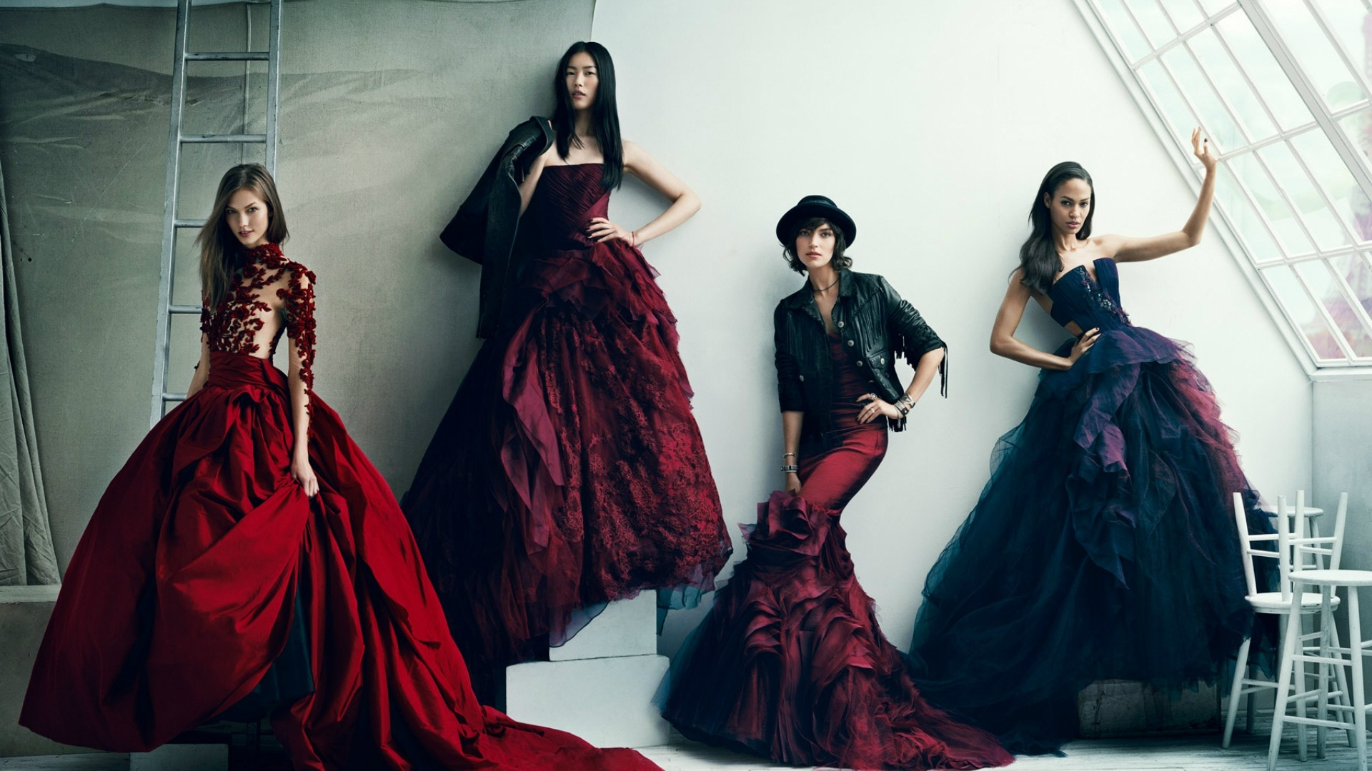 Vogue, Model, Gown, Fashion Model, Haute Couture. Wallpaper in 1920x1080 Resolution