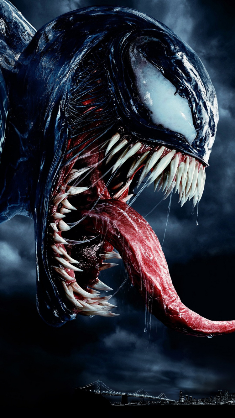 Venom, Spider-man, Android, Superhero, Marvel Comics. Wallpaper in 750x1334 Resolution