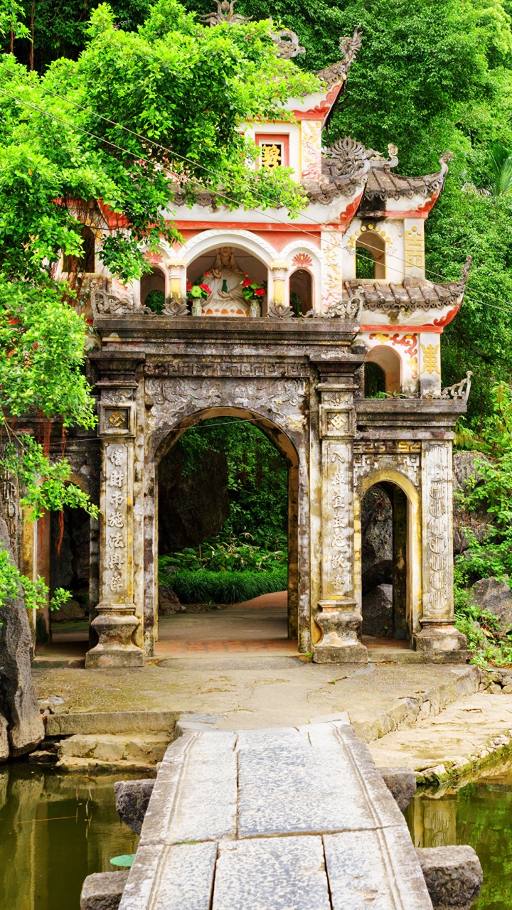 花园, 历史站, 植物园, 水道, 植被 壁纸 720x1280 允许
