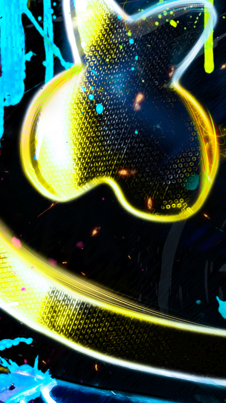 Neon, Graphic Design, Psychedelic Art, Graphics, Art. Wallpaper in 750x1334 Resolution