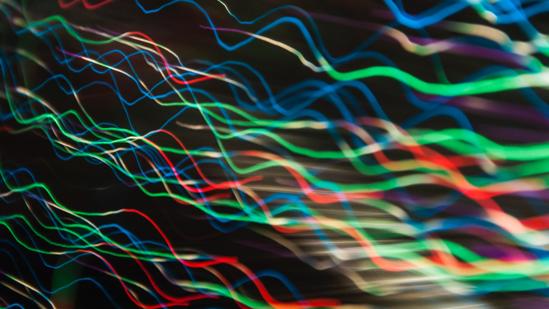 Green Red and Blue Abstract Painting. Wallpaper in 1920x1080 Resolution