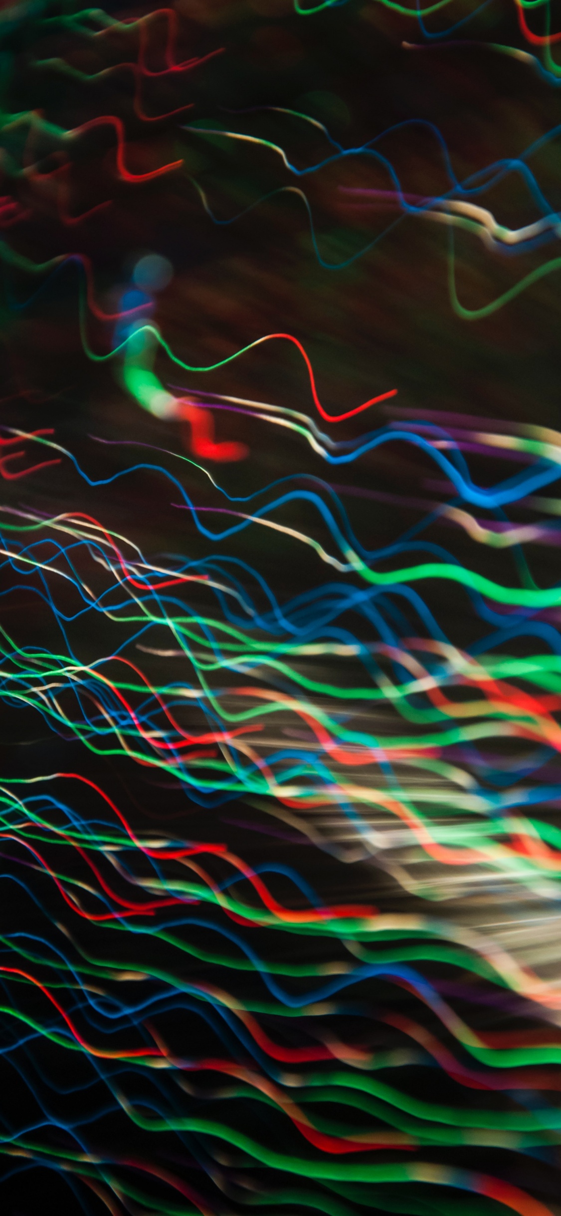 绿色的, 光, 迷幻术, 业务, 色彩 壁纸 1125x2436 允许