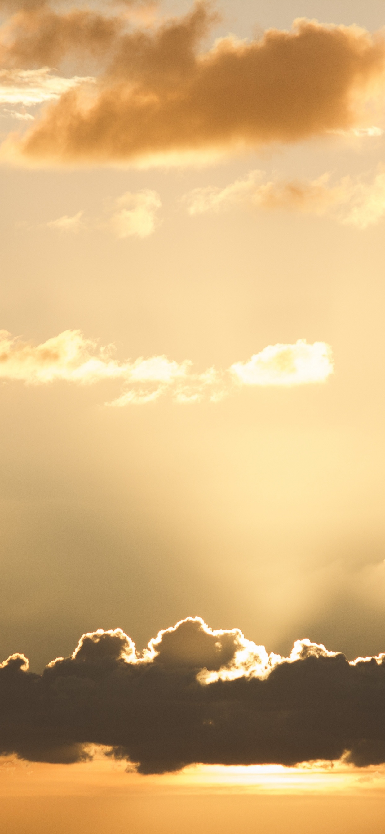 Cloud, Sonnenuntergang, YouTube, Apple-Musik, Sonnenstrahl. Wallpaper in 1242x2688 Resolution