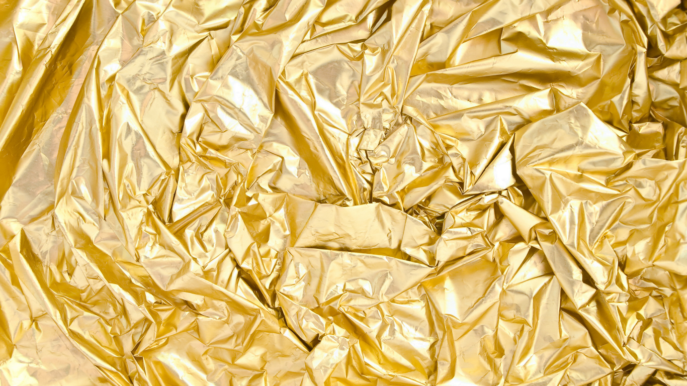 黄金, 金箔, 黄色的, 材料, 商品 壁纸 1366x768 允许