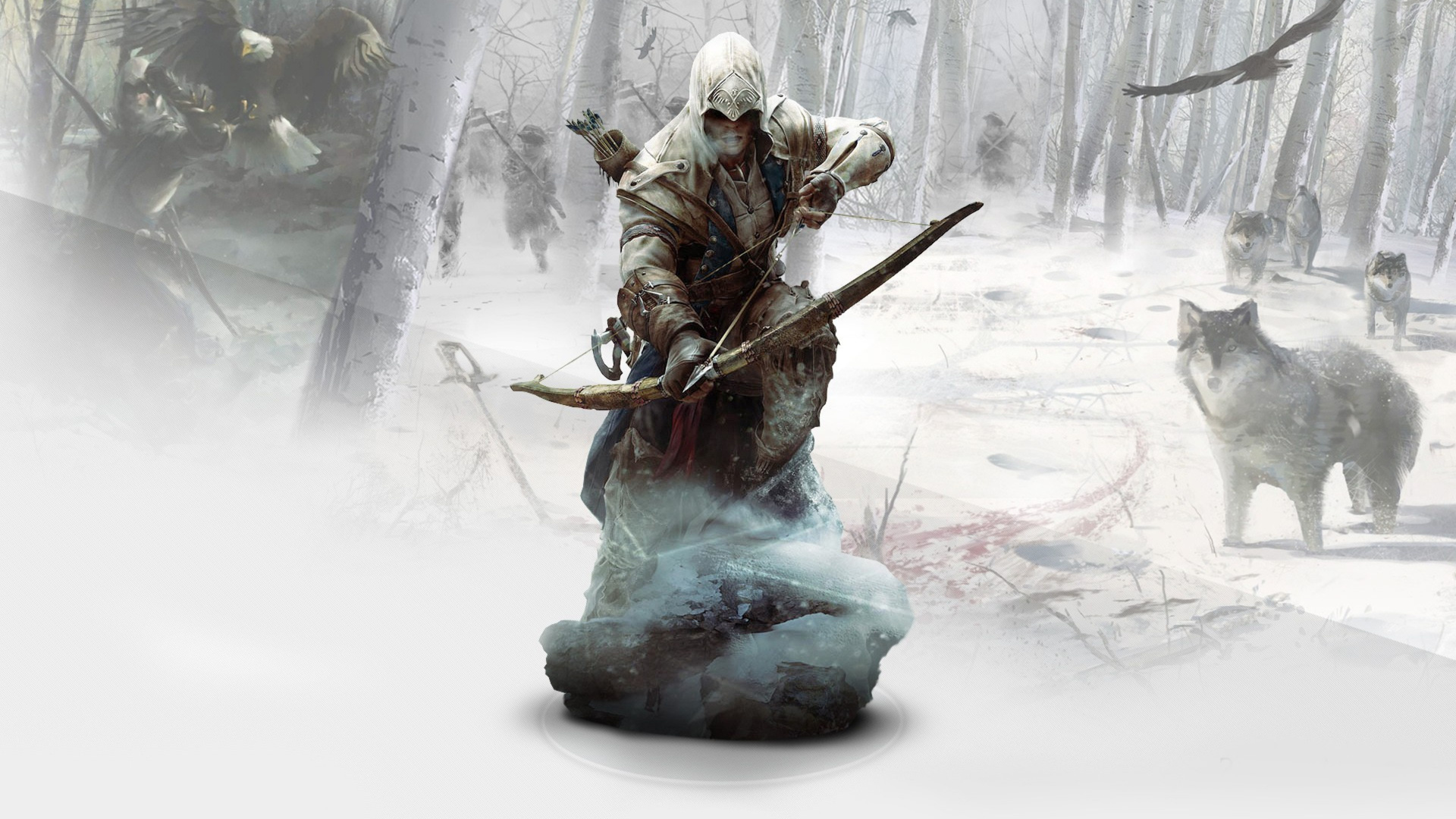 Assassins Creed III, Assassins Creed II, Hiver, Assassins Creed, Congélation. Wallpaper in 1920x1080 Resolution