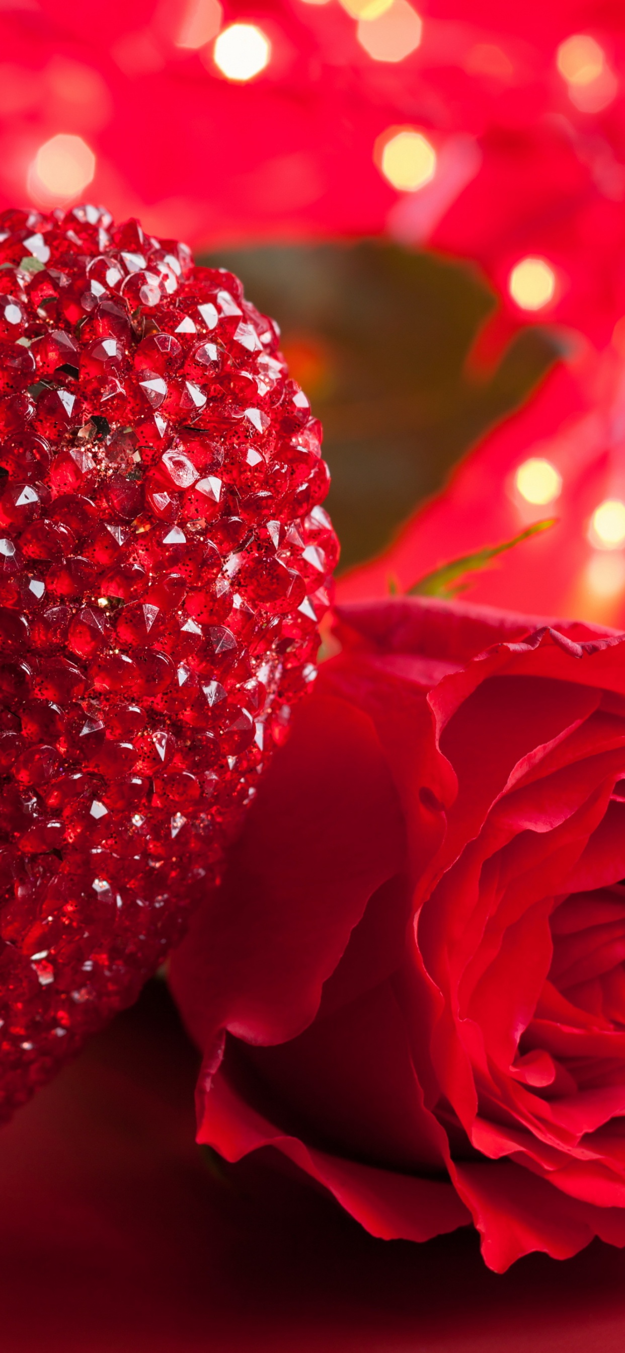 el Día de San Valentín, Romanticismo, Coraz, Rojo, Amor. Wallpaper in 1242x2688 Resolution