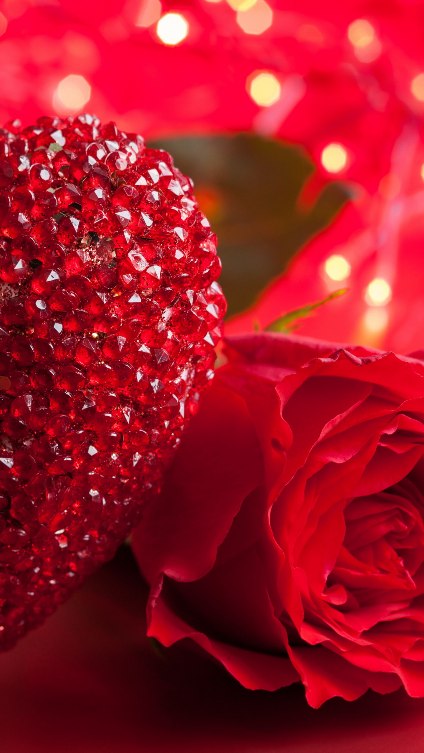Valentines Day, Romance, Heart, Red, Love. Wallpaper in 1440x2560 Resolution
