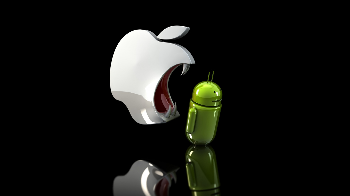 Apple, Ilustración, El Modelado en 3d, Oido, Animación. Wallpaper in 1366x768 Resolution