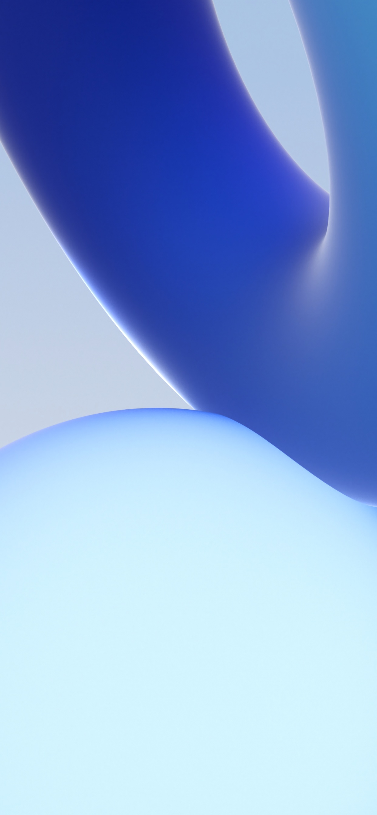 Bleu de Cobalt, Azure, de Teintes et de Nuances, Pente, Art. Wallpaper in 1242x2688 Resolution