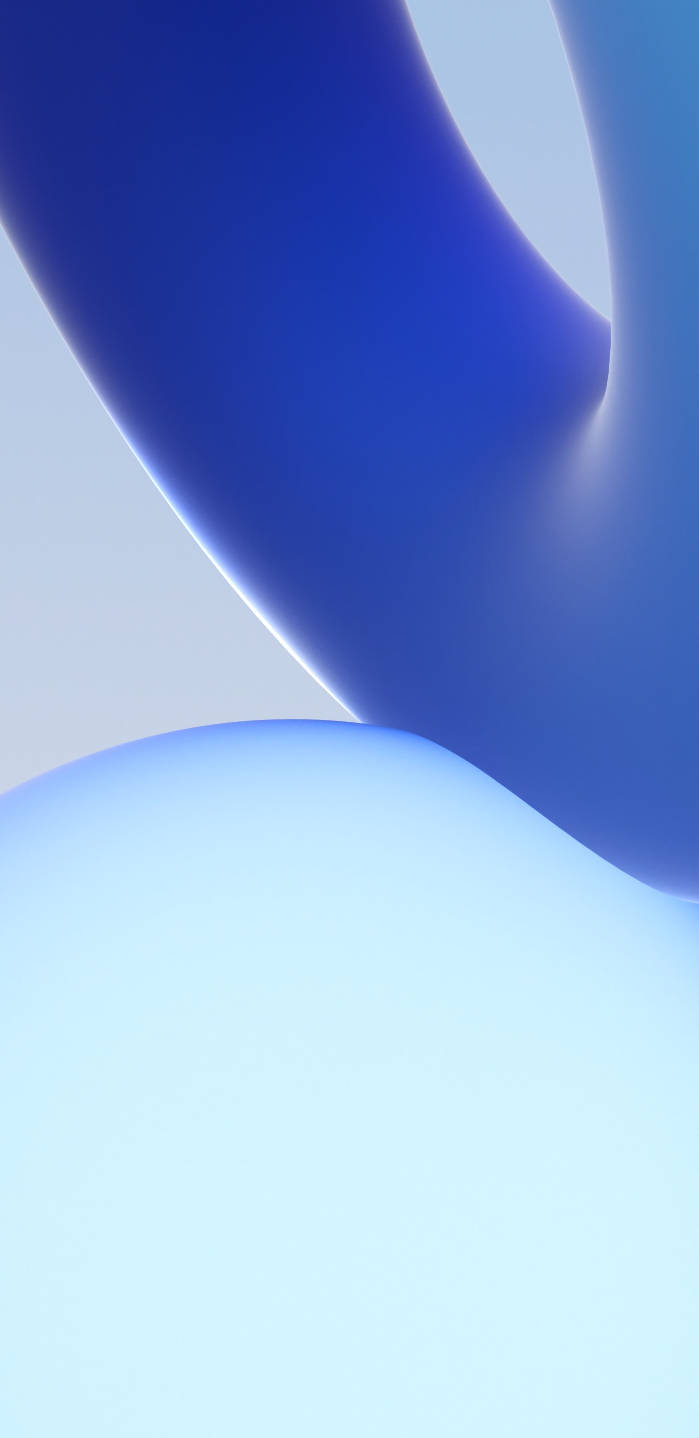Bleu de Cobalt, Azure, de Teintes et de Nuances, Pente, Art. Wallpaper in 1440x2960 Resolution