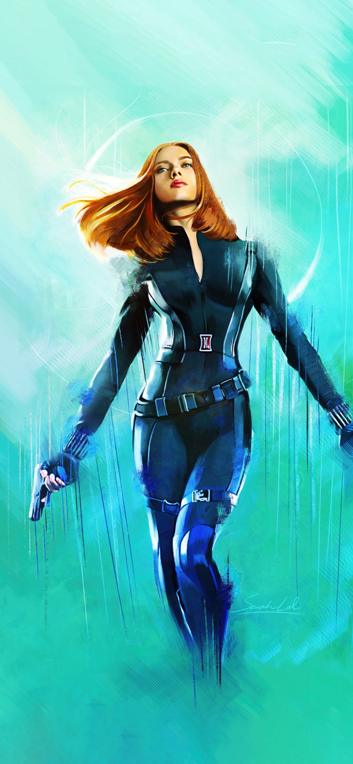 Scarlett Johansson, Capitán América El Soldado Del Invierno, Natasha Romanova, Bucky Barnes, Acto. Wallpaper in 1125x2436 Resolution