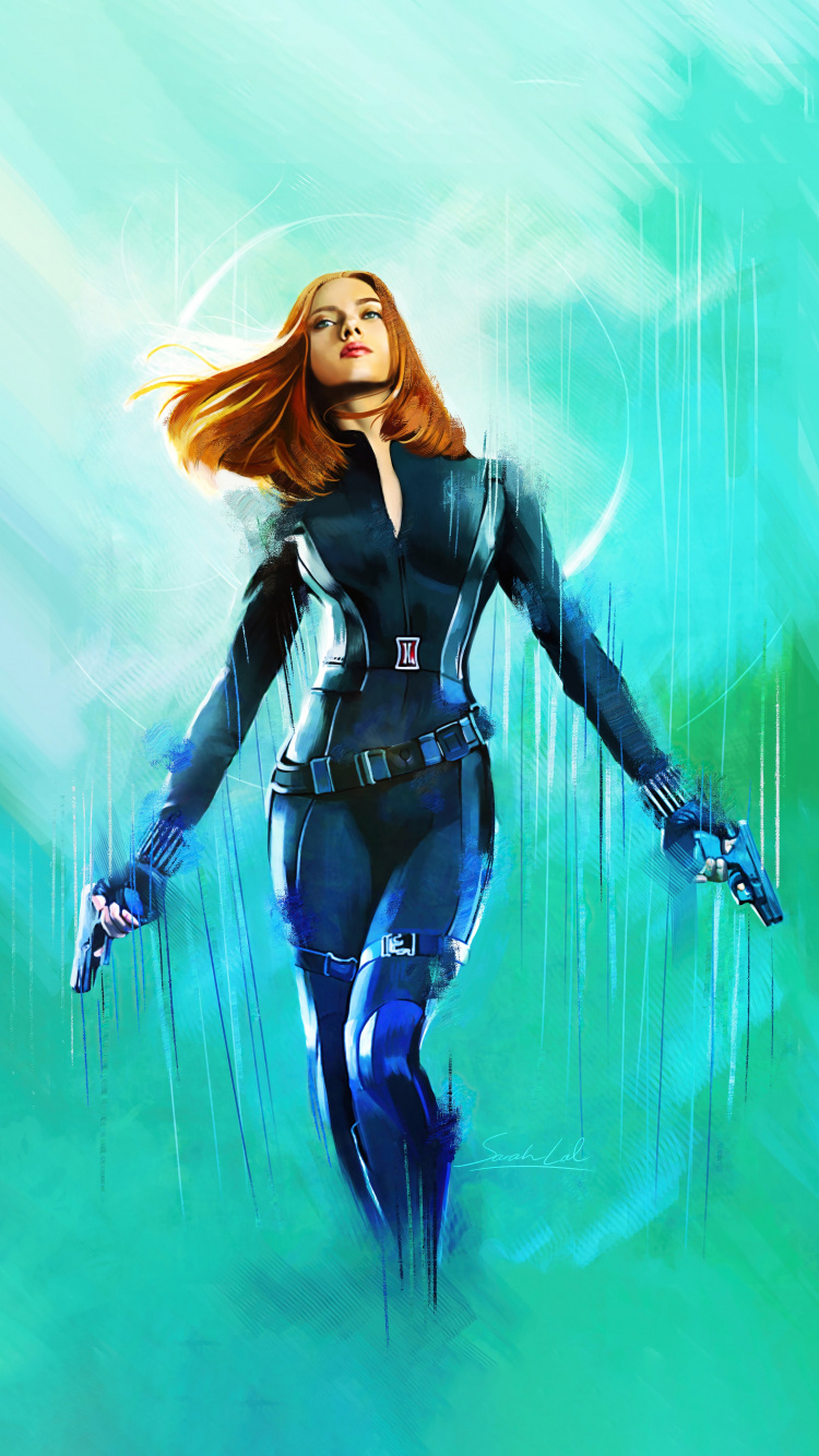 Scarlett Johansson, Capitán América El Soldado Del Invierno, Natasha Romanova, Bucky Barnes, Acto. Wallpaper in 750x1334 Resolution