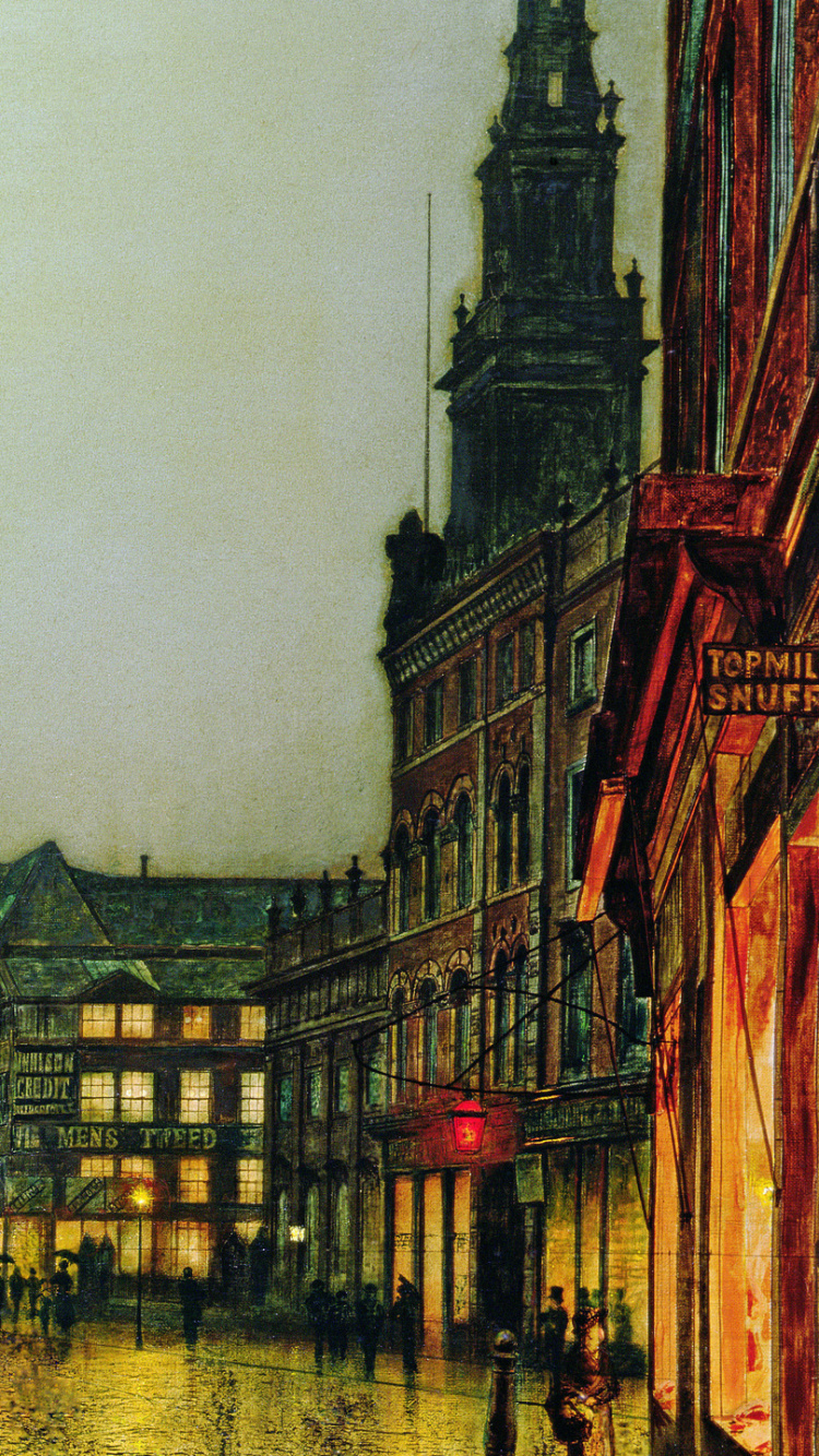 Leute, Die Tagsüber Auf Der Straße in Der Nähe Des Gebäudes Gehen. Wallpaper in 750x1334 Resolution