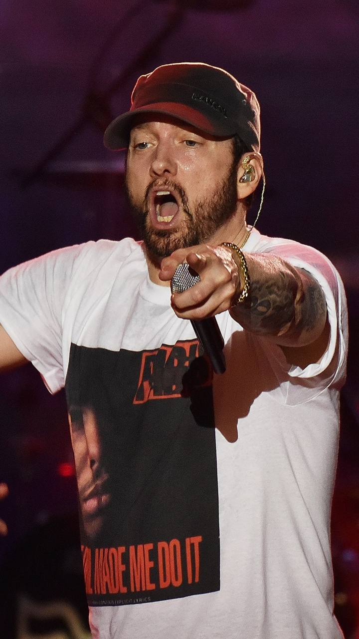 Eminem, Rappeur, Divertissement, Performance, la Musique de L'artiste. Wallpaper in 720x1280 Resolution