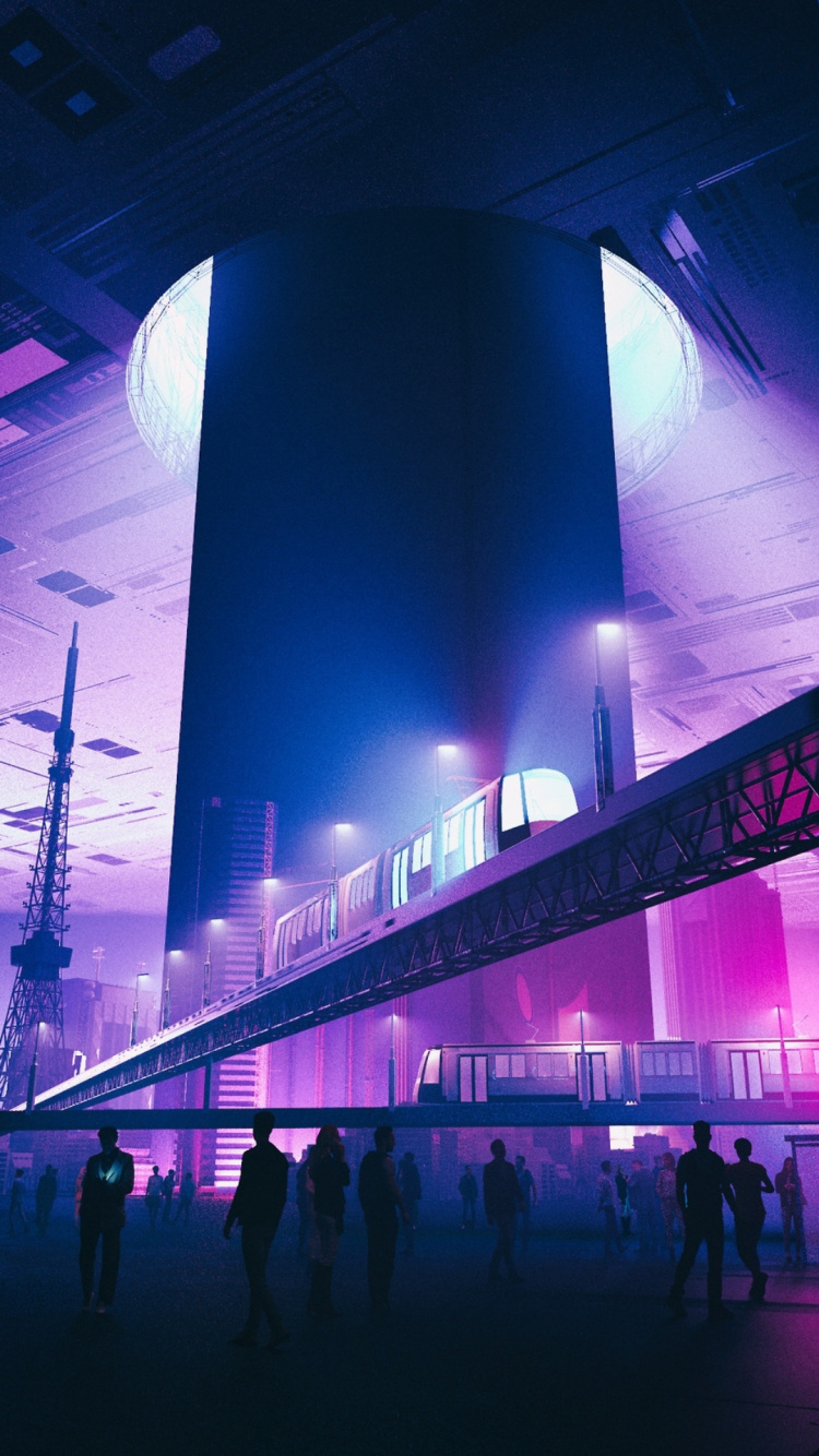 Reflection, Illustration, Art, Architecture, Graphic Design. Wallpaper in 750x1334 Resolution