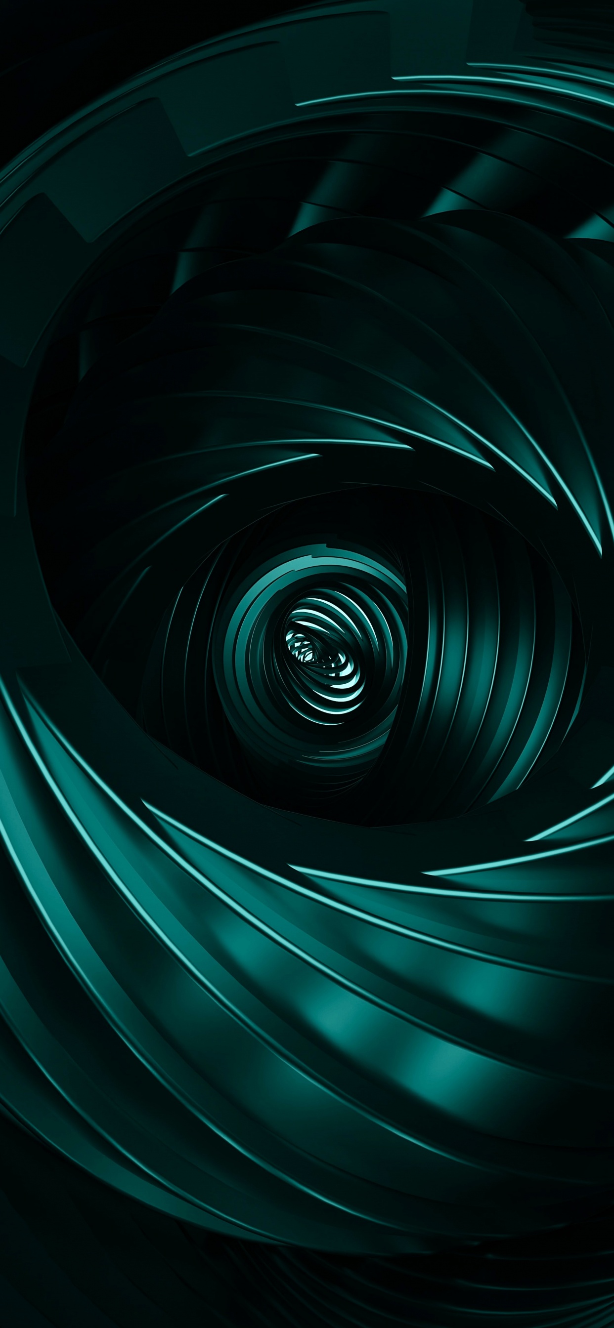 Espiral, Arte Fractal, Agua, Azure, Aqua. Wallpaper in 1242x2688 Resolution