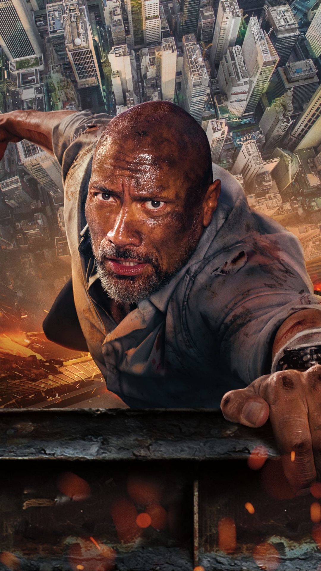 Man in Black Jacket Holding a Brown Stick. Wallpaper in 1080x1920 Resolution