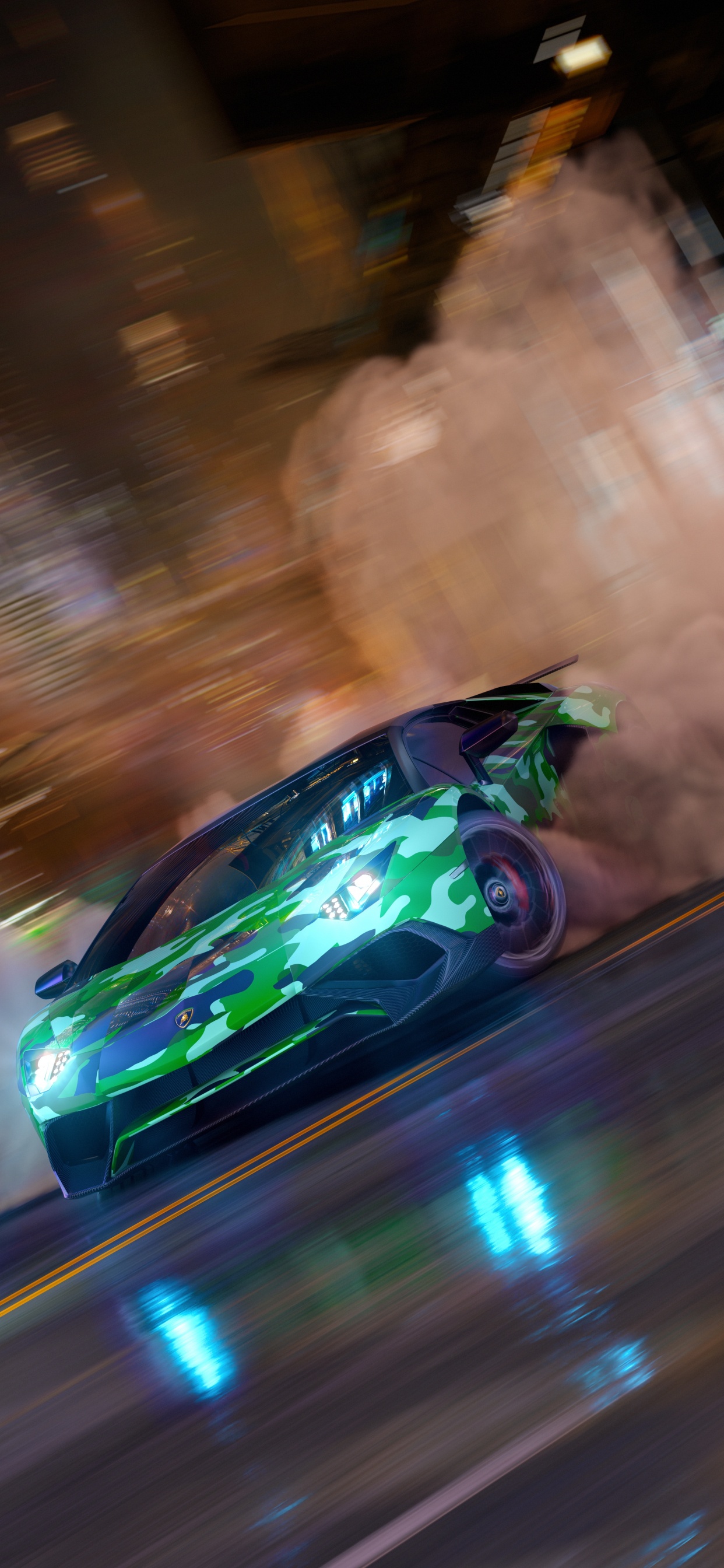 Coche, Neumatico, Iluminación Automotriz, Rueda, Capucha. Wallpaper in 1242x2688 Resolution