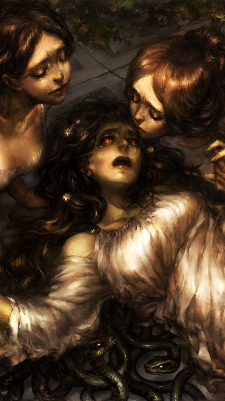 3 Femmes Allongées Sur le Sol. Wallpaper in 750x1334 Resolution