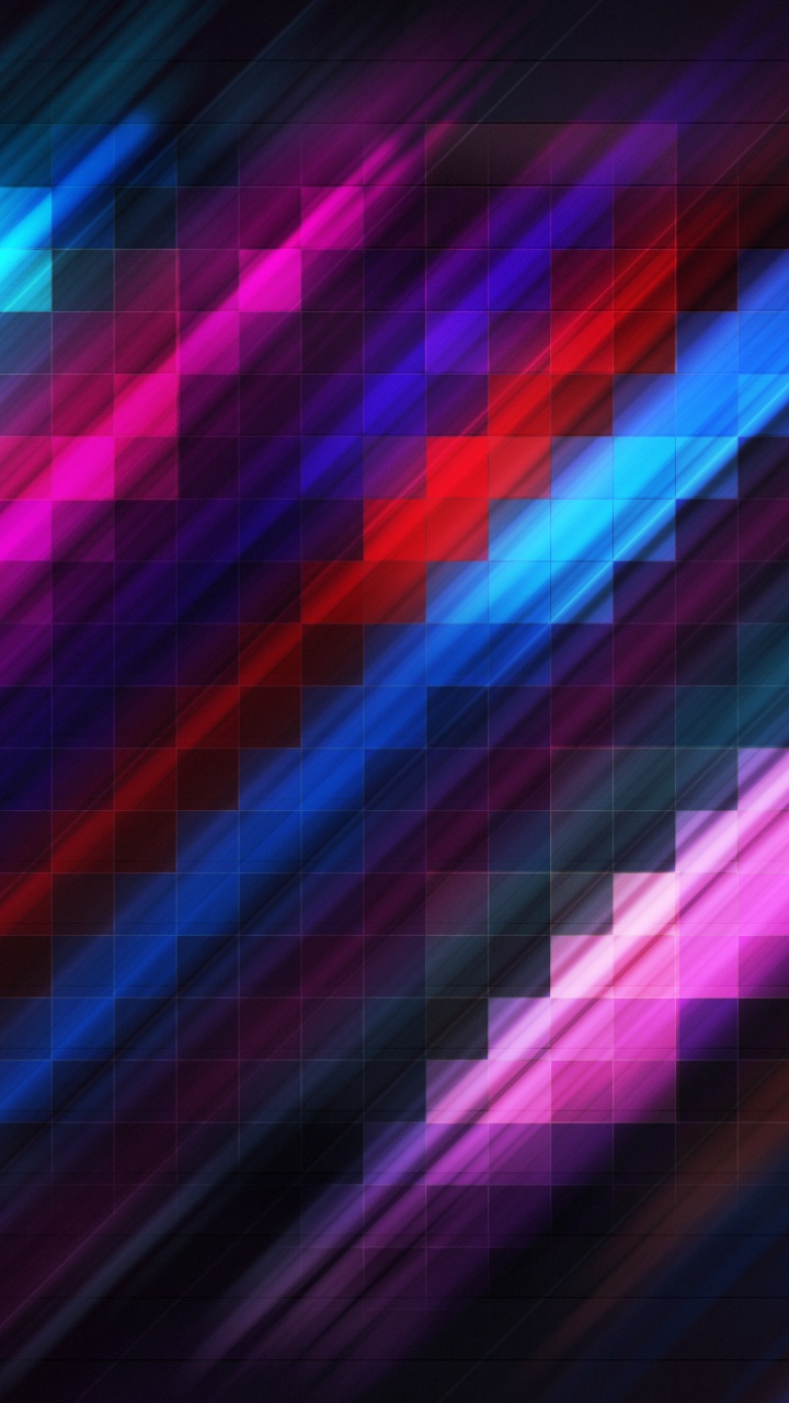 Lila Orange Und Blau Gestreiftes Textil. Wallpaper in 720x1280 Resolution