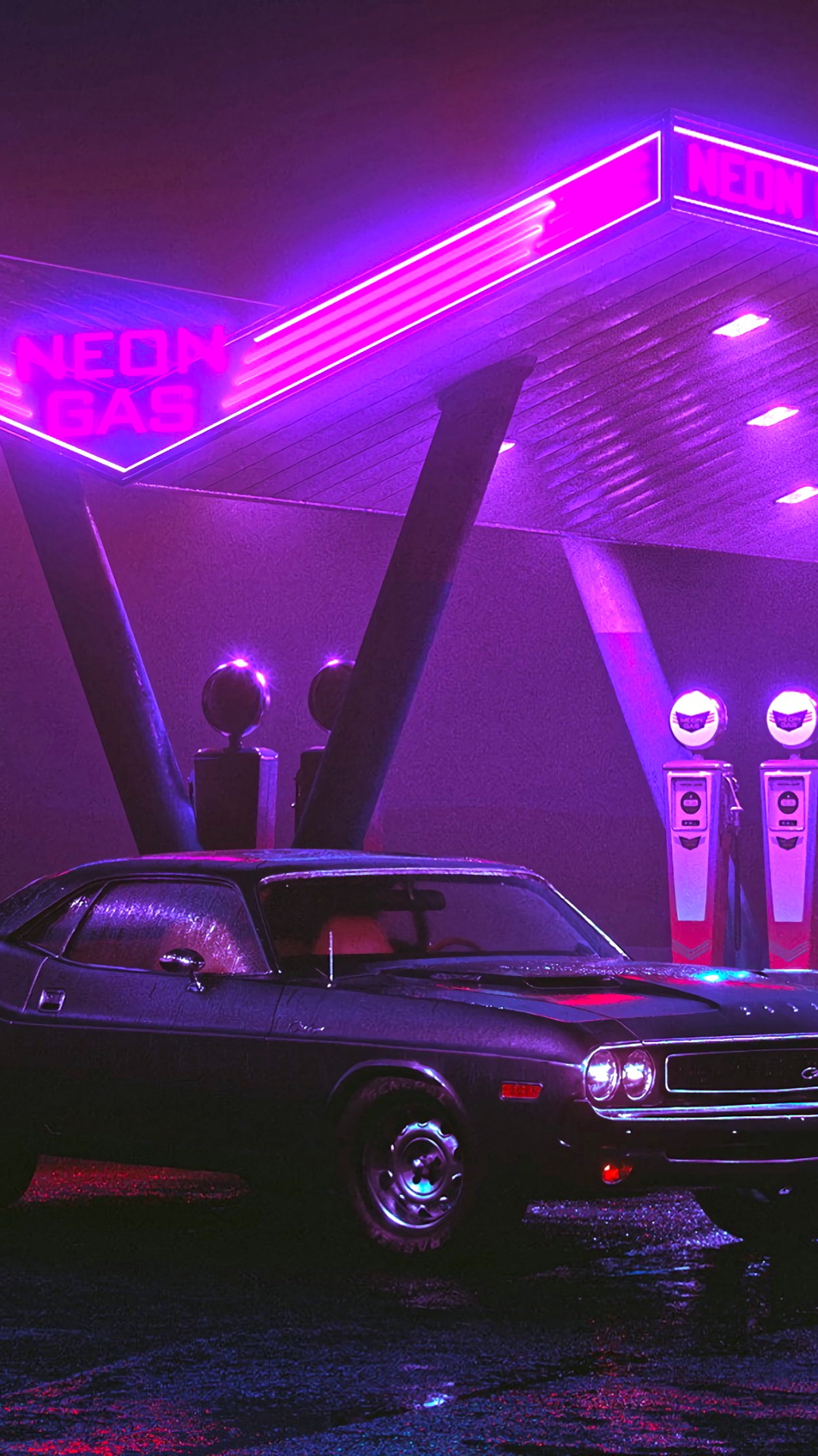 Neon Car, Chrysler Neon, Cars, Dodge Challenger, Dodge. Wallpaper in 1080x1920 Resolution