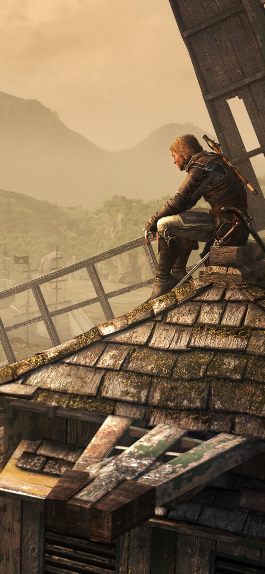 Assassins Creed III, Ubisoft, Edward Kenway, Playstation 3, pc Game. Wallpaper in 1125x2436 Resolution