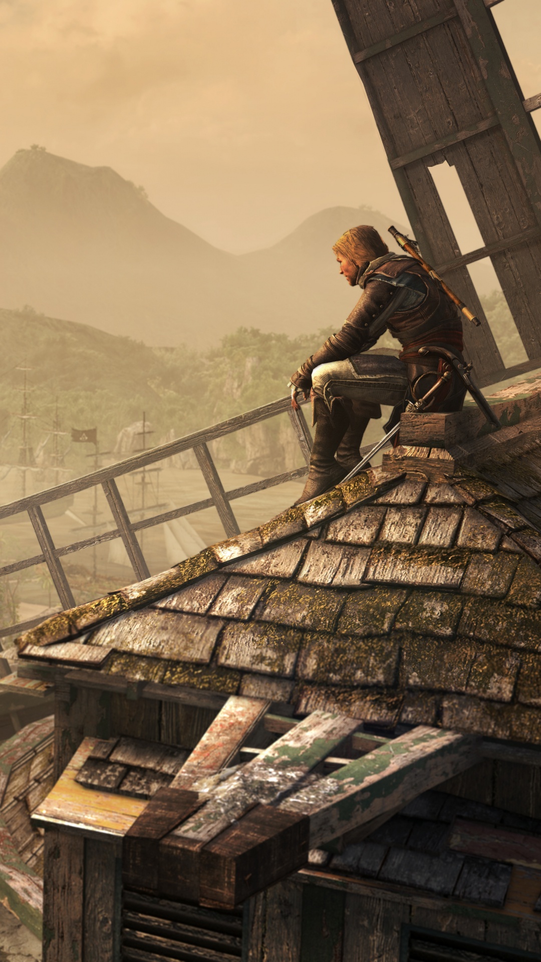 Assassins Creed III, Ubisoft, Edward Kenway, Playstation 3, Pc-Spiel. Wallpaper in 1080x1920 Resolution
