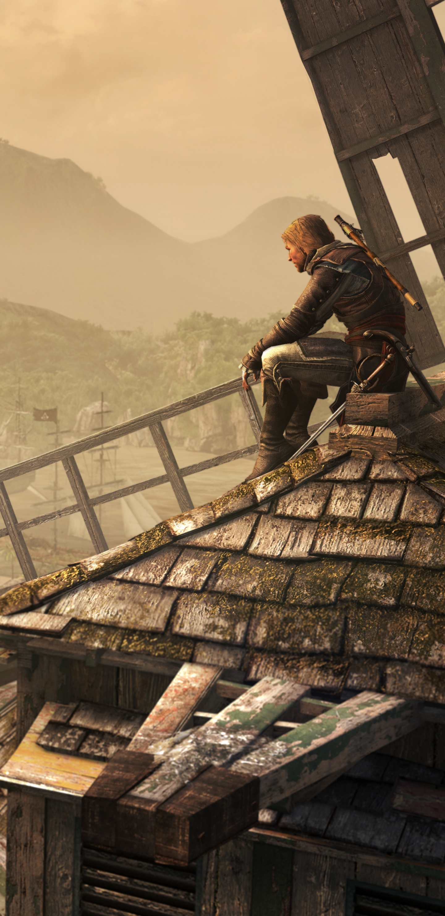 Assassins Creed III, Ubisoft, Edward Kenway, Playstation 3, Jeu Pc. Wallpaper in 1440x2960 Resolution