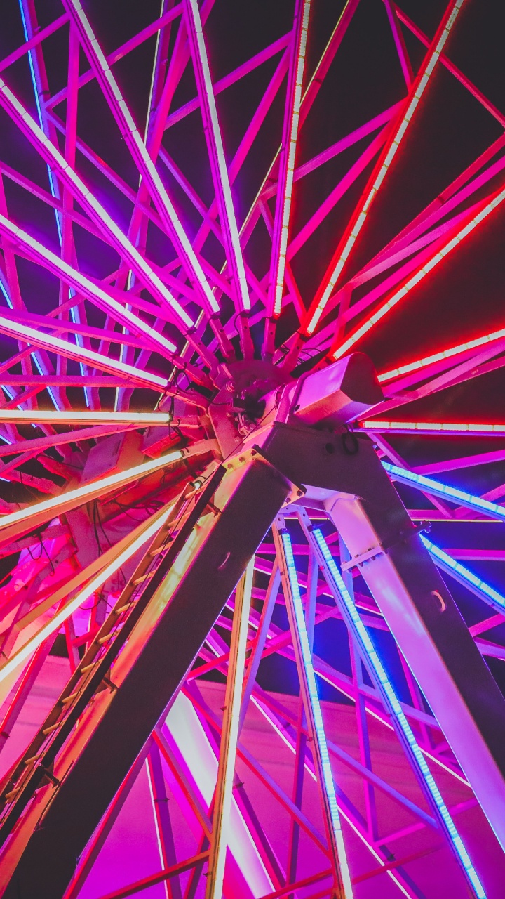 Band Organisiert, Natur, Farbigkeit, Blau, Riesenrad. Wallpaper in 720x1280 Resolution