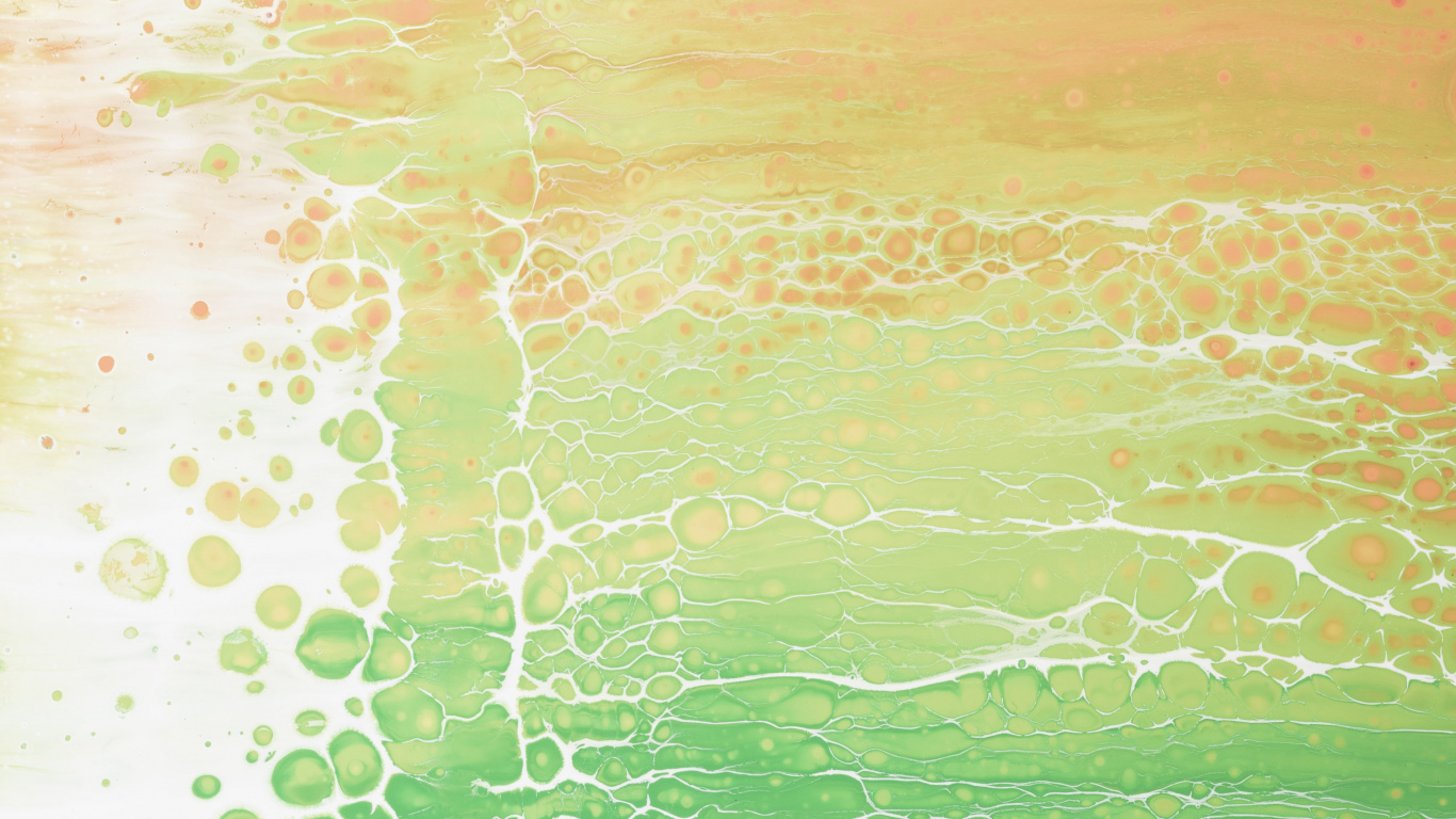 Pintura Abstracta Verde y Blanca. Wallpaper in 1366x768 Resolution