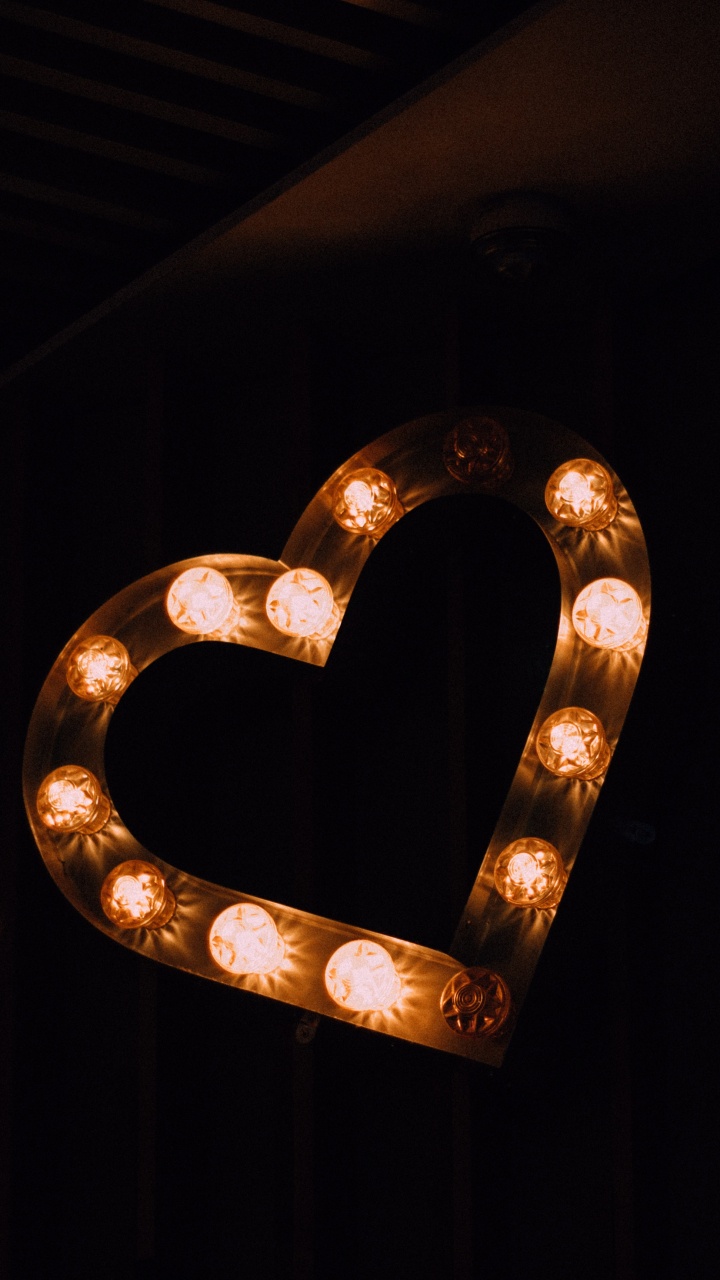 Heart, Organ, Love, Metal, Light. Wallpaper in 720x1280 Resolution