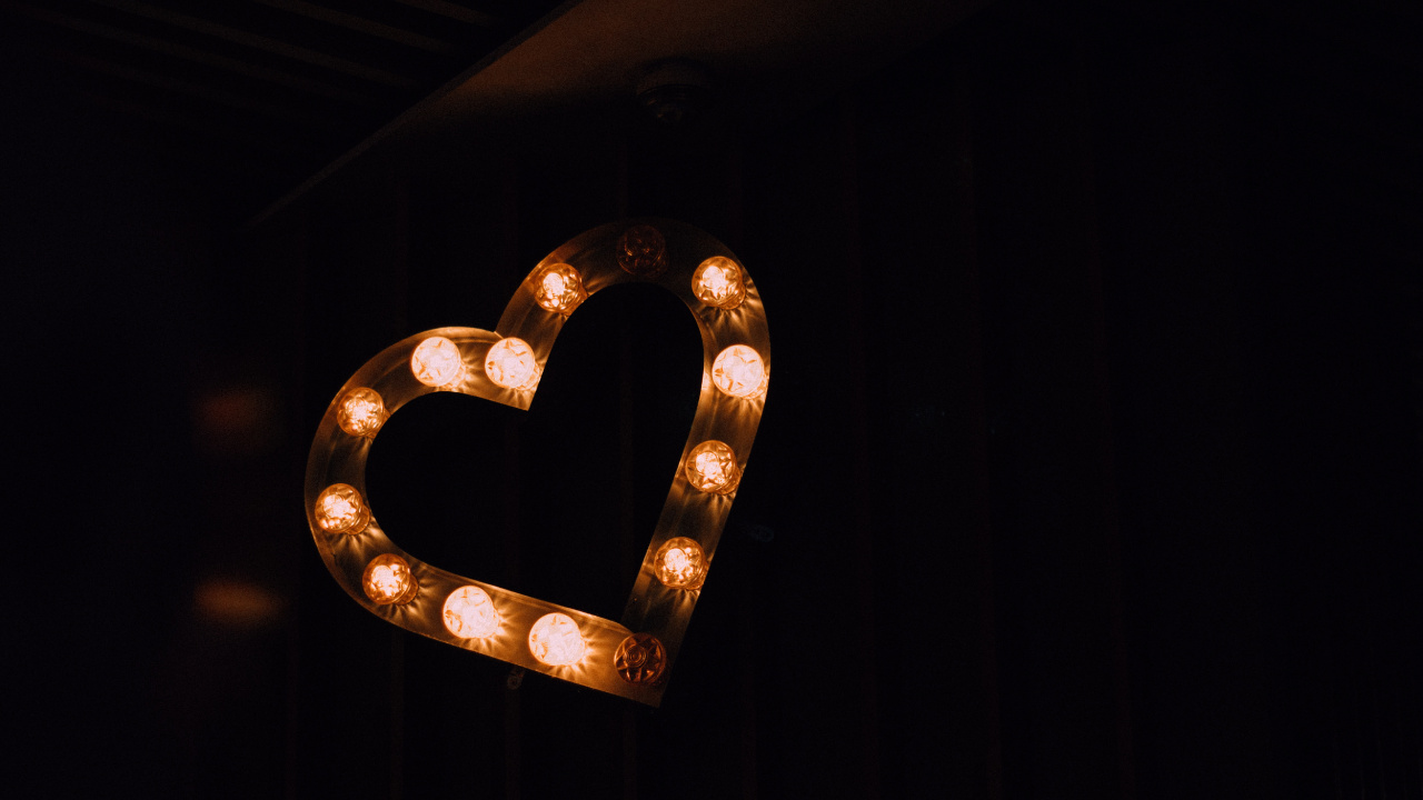 Cœur, Organe, Amour, Métal, Lumière. Wallpaper in 1280x720 Resolution