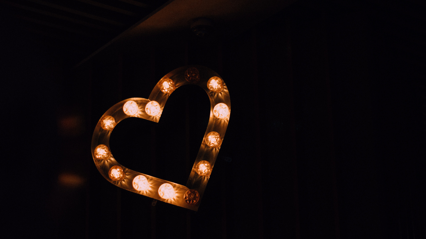 Coraz, Organo, Amor, Metal, Luz. Wallpaper in 1366x768 Resolution