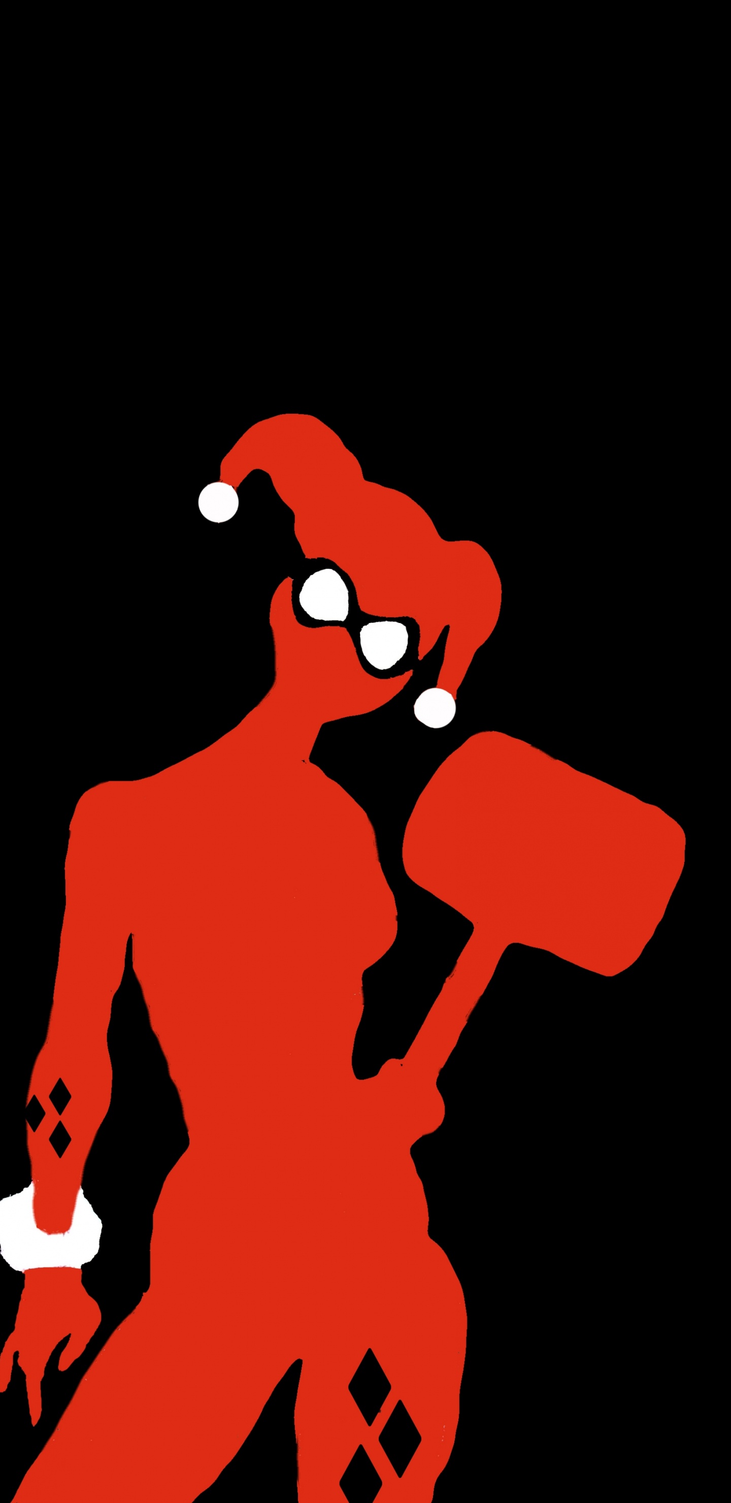 Mujer en Vestido Azul Ilustración. Wallpaper in 1440x2960 Resolution