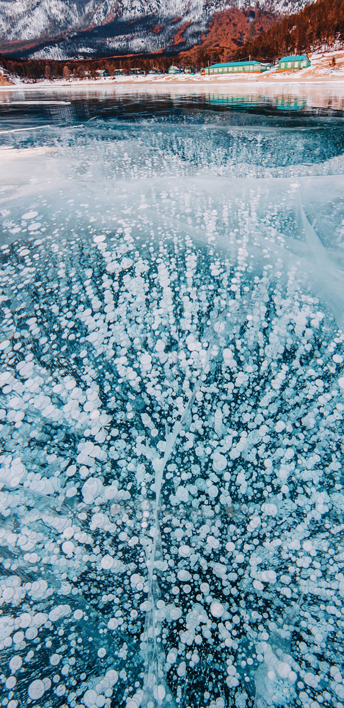 Plan D'eau Bleu Pendant la Journée. Wallpaper in 1440x2960 Resolution