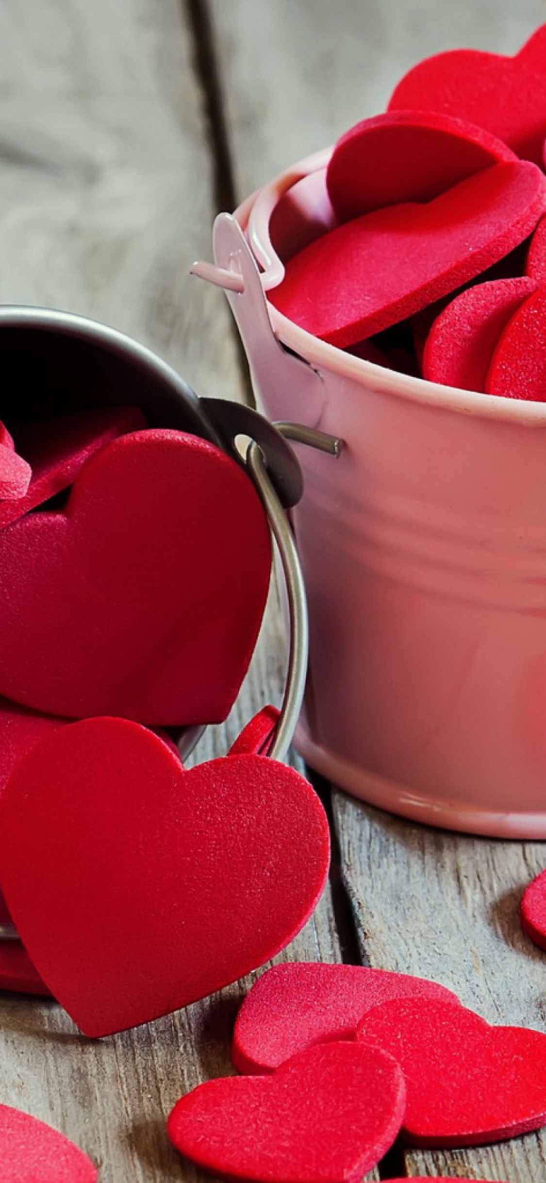 Amour, Cœur, Pétale, le Jour de Valentines, Poésie. Wallpaper in 1125x2436 Resolution