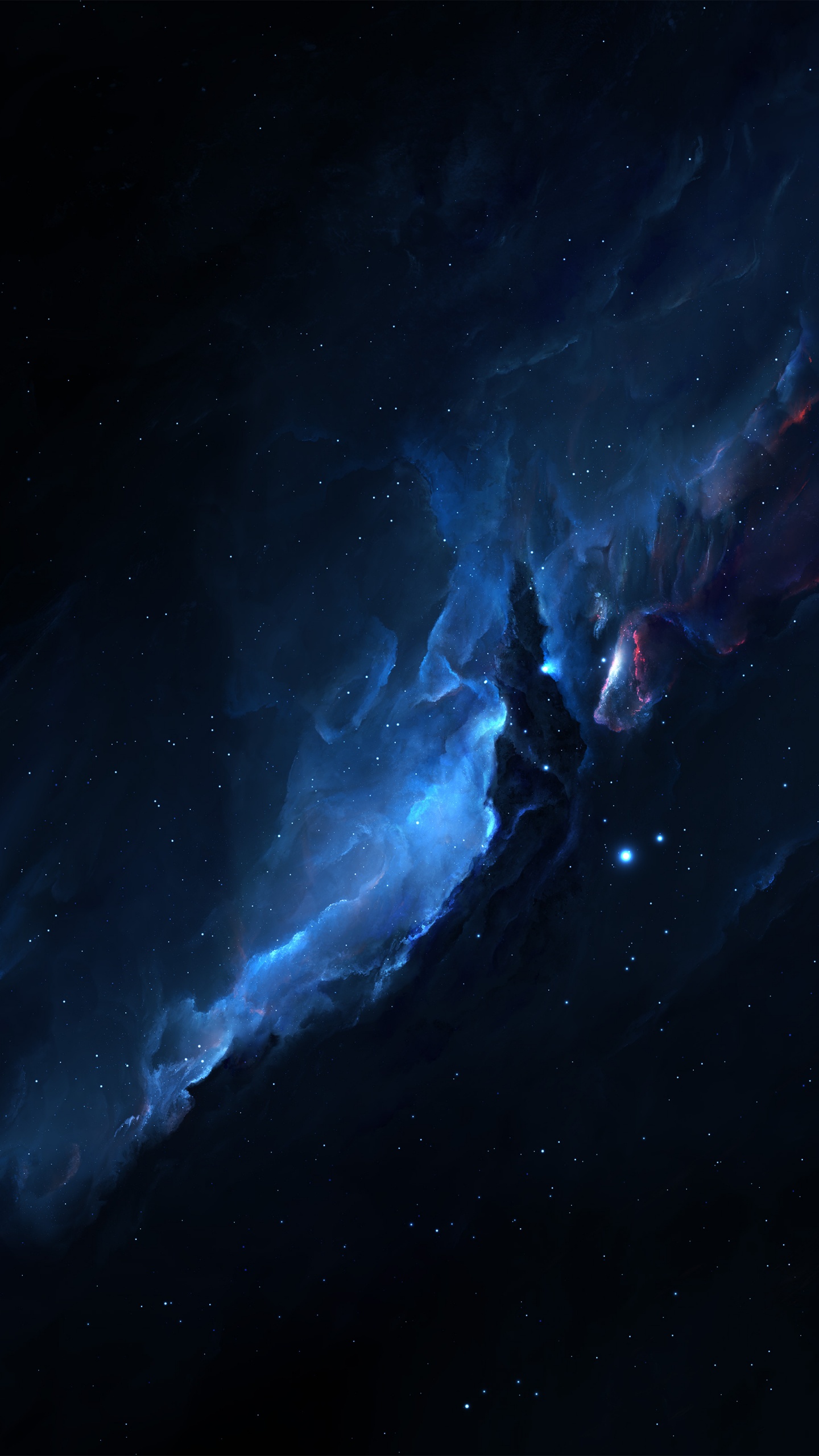 Pintura Abstracta en Blanco y Negro. Wallpaper in 1440x2560 Resolution