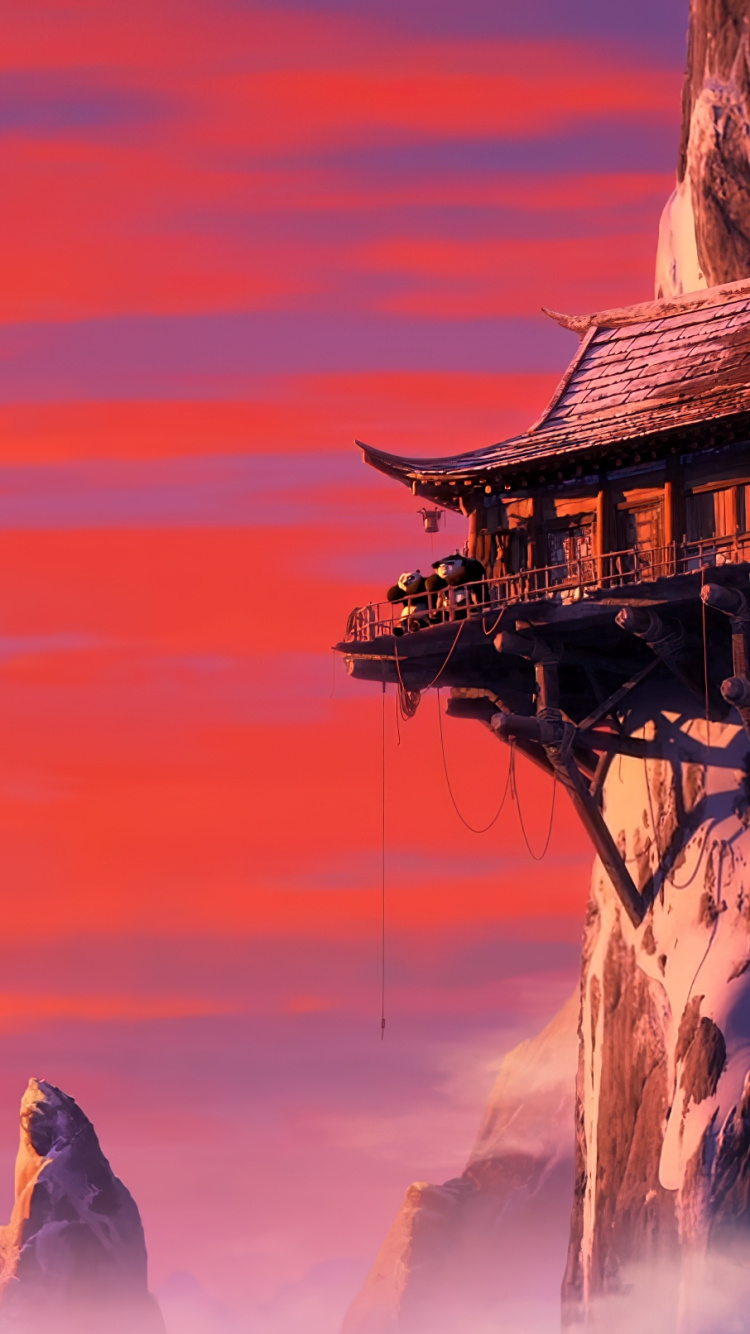 Animation DreamWorks, Atmosphère, Bâtiment, Paysage Naturel, Éclairage. Wallpaper in 750x1334 Resolution