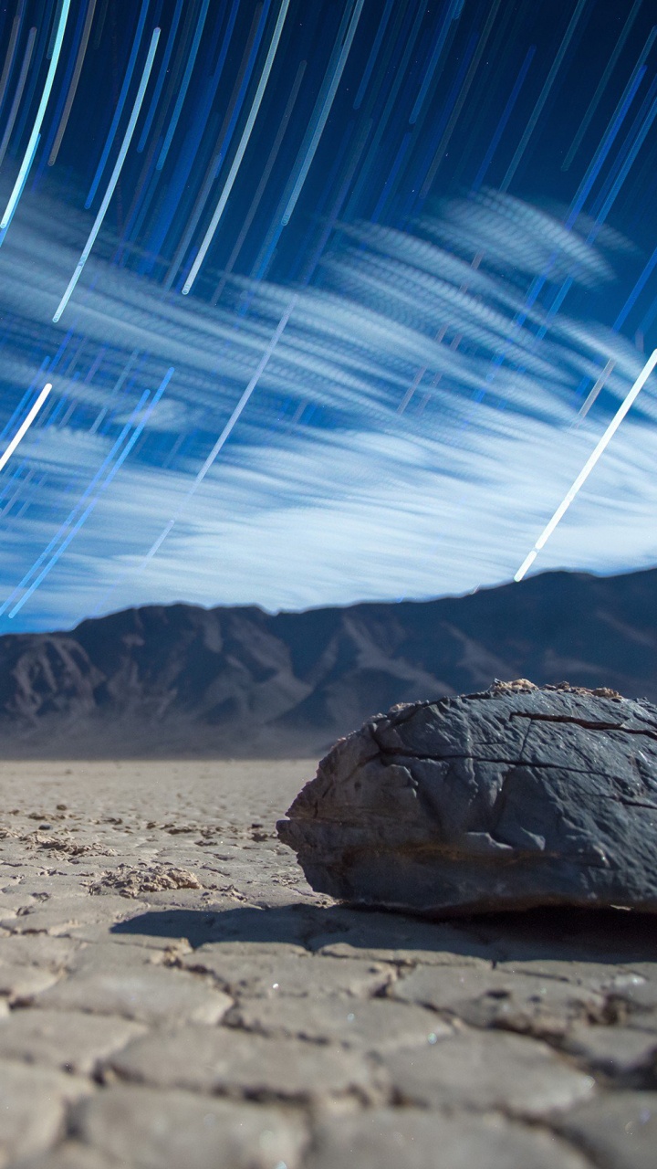 Star Trail, Landscape, Nature, Cloud, Atmosphere. Wallpaper in 720x1280 Resolution