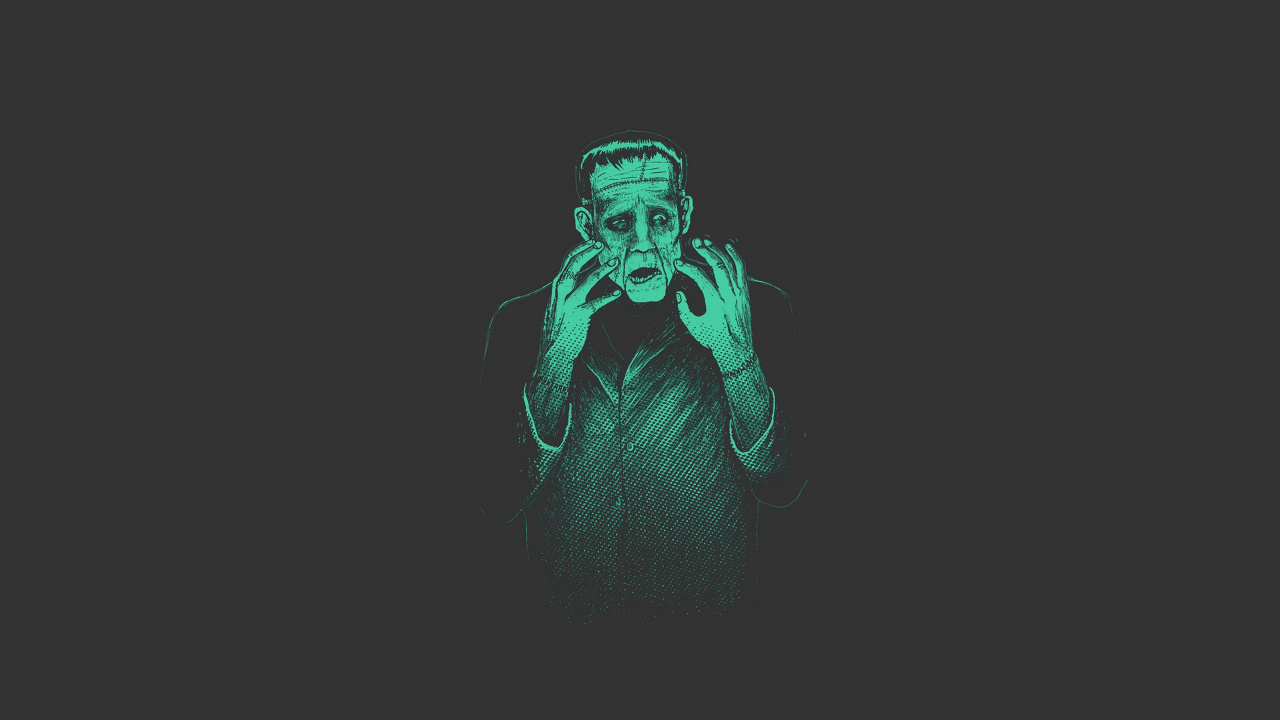 Femme Aux Cheveux Verts Illustration. Wallpaper in 1280x720 Resolution