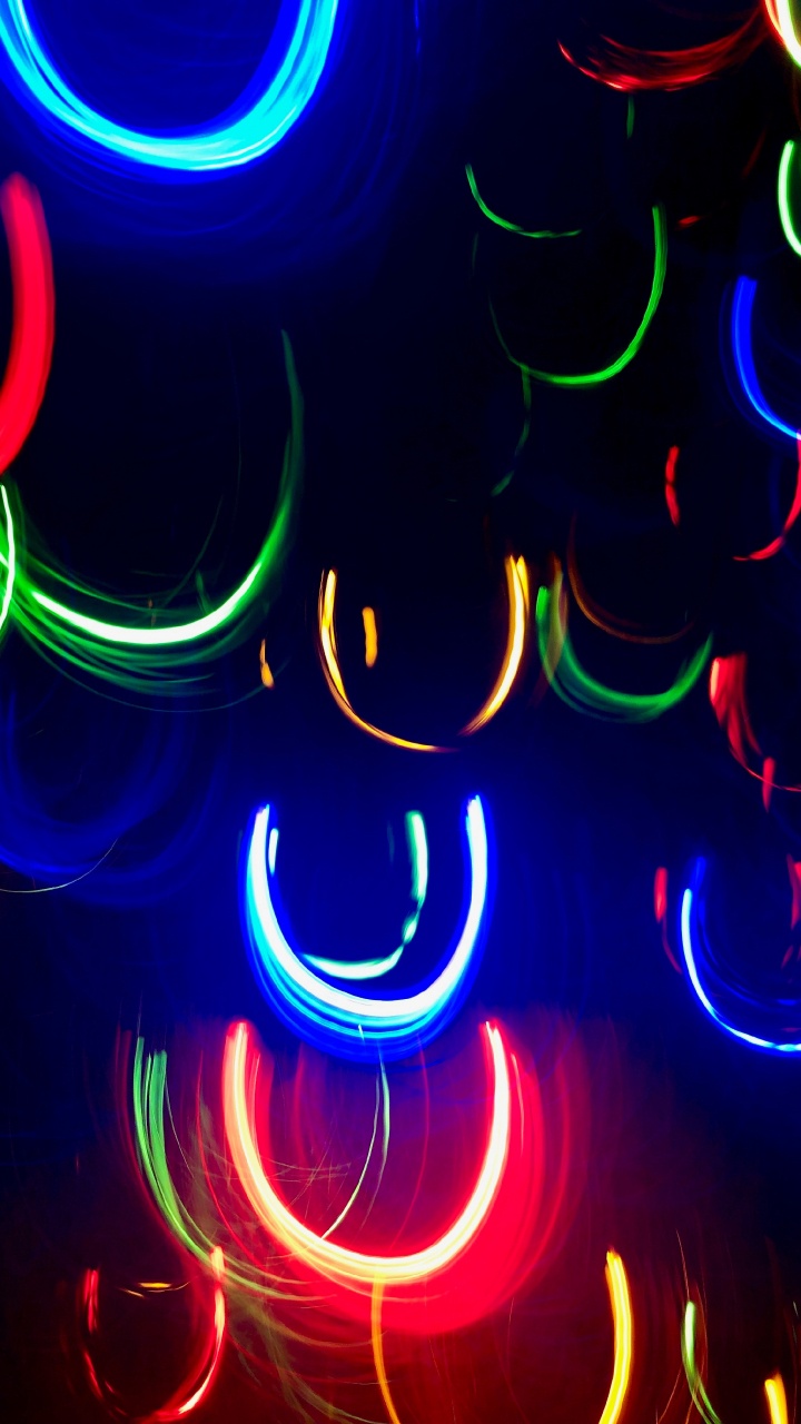 Luces Azules, Rojas y Moradas. Wallpaper in 720x1280 Resolution